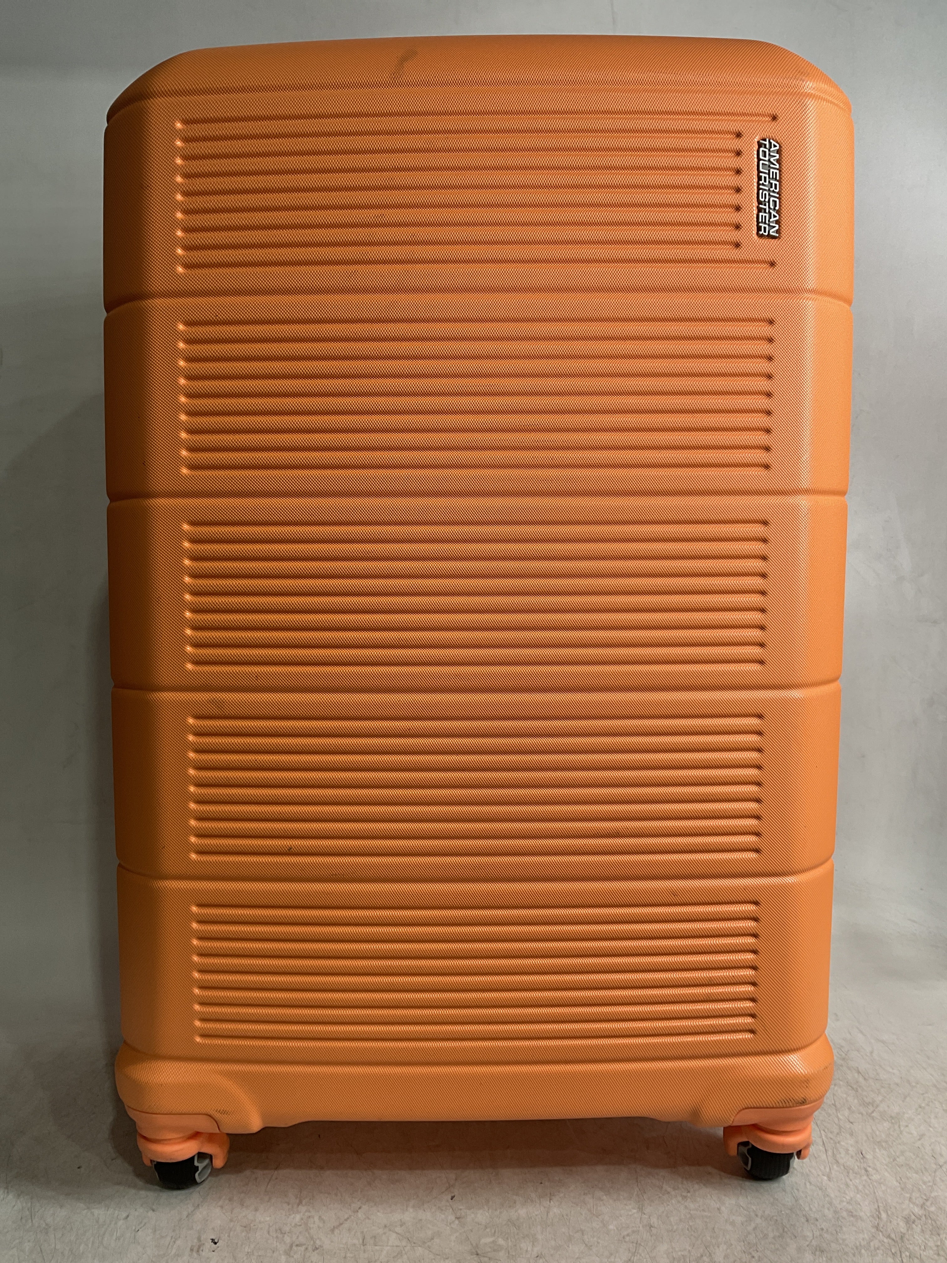 American Tourister Stratum 2.0 Hardside Spinner Luggage Collection ( Papaya , 28-Inch Checked-Large ) Papaya 28 Inch Checked Large U4