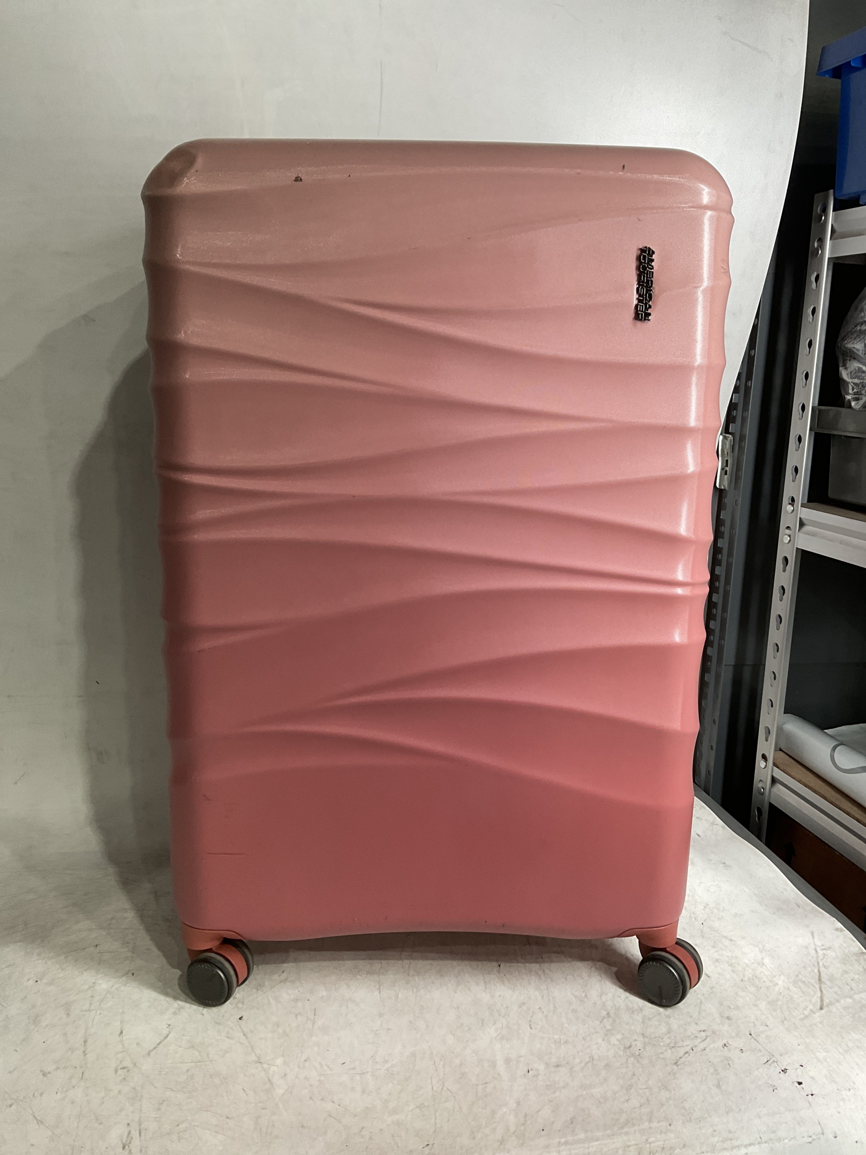 American Tourister Cascade Hardside Lightweight Spinner Luggage ( Pink Blush , 28-inch Spinner ) Pink Blush 28 Inch Spinner U6