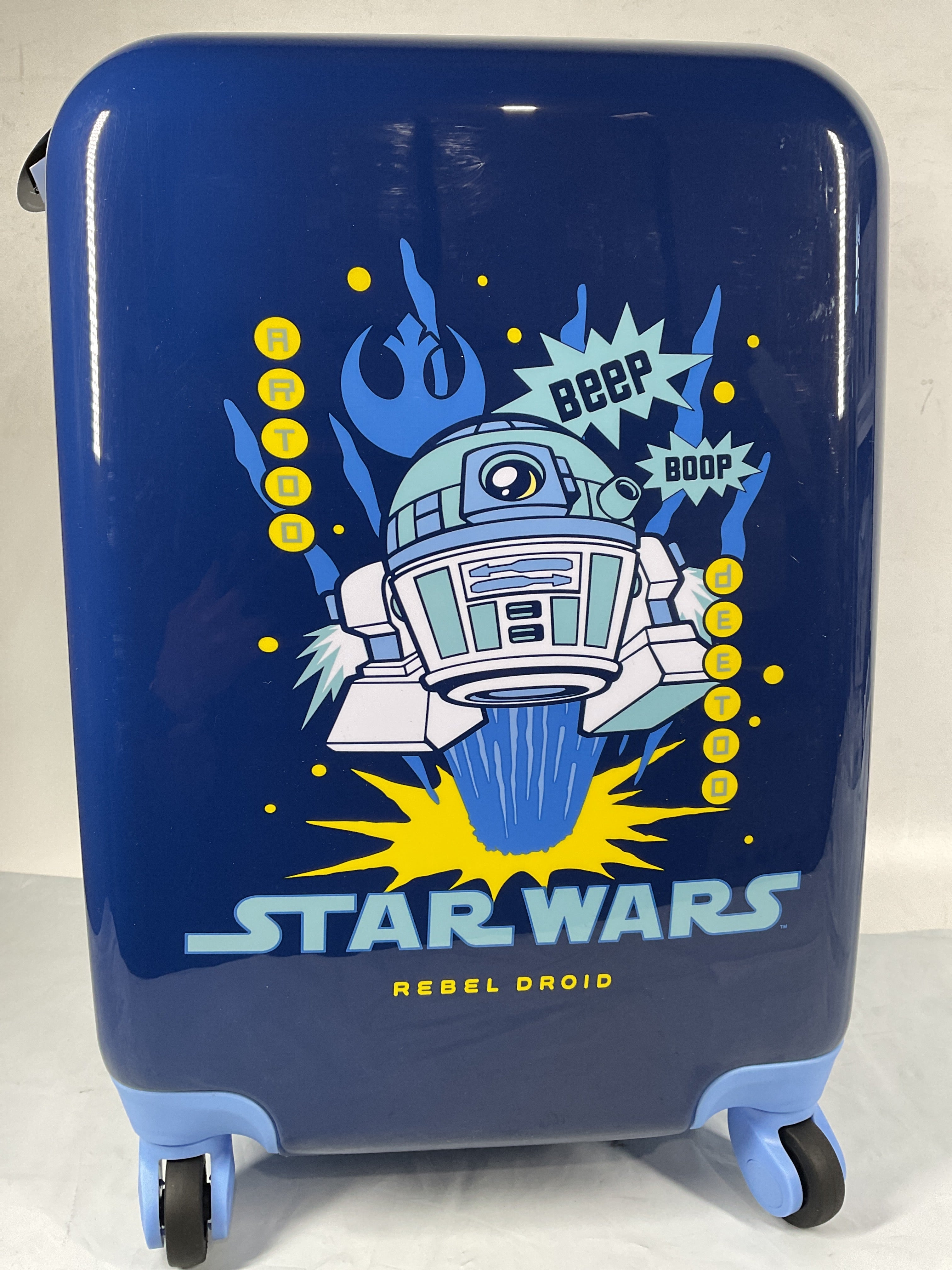 American Tourister Disney Carry-On 18-Inch Hardside Luggage with Spinner Wheels ( R2-D2 , Carry-On 18-Inch ) R2-D2 Carry On 18 Inch U10