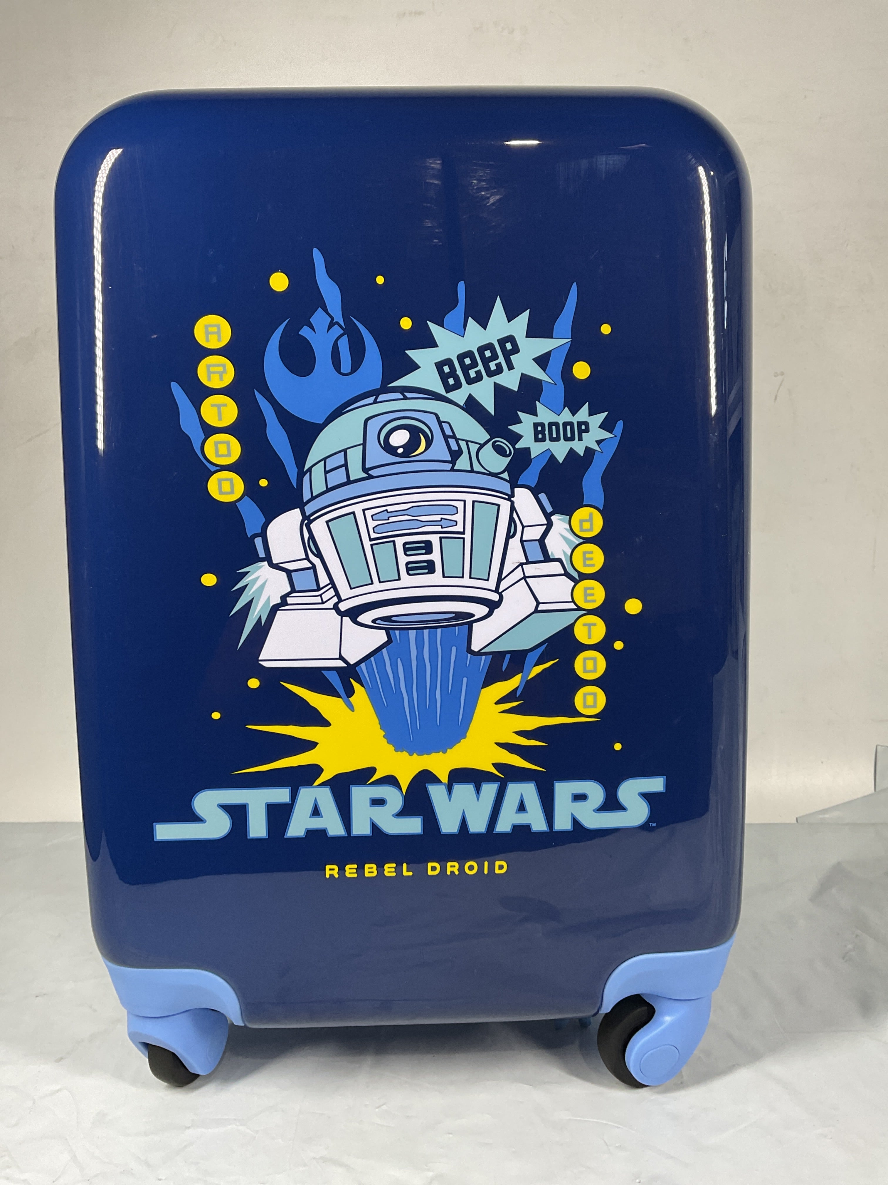 American Tourister Disney Carry-On 18-Inch Hardside Luggage with Spinner Wheels ( R2-D2 , Carry-On 18-Inch ) R2-D2 Carry On 18 Inch U11