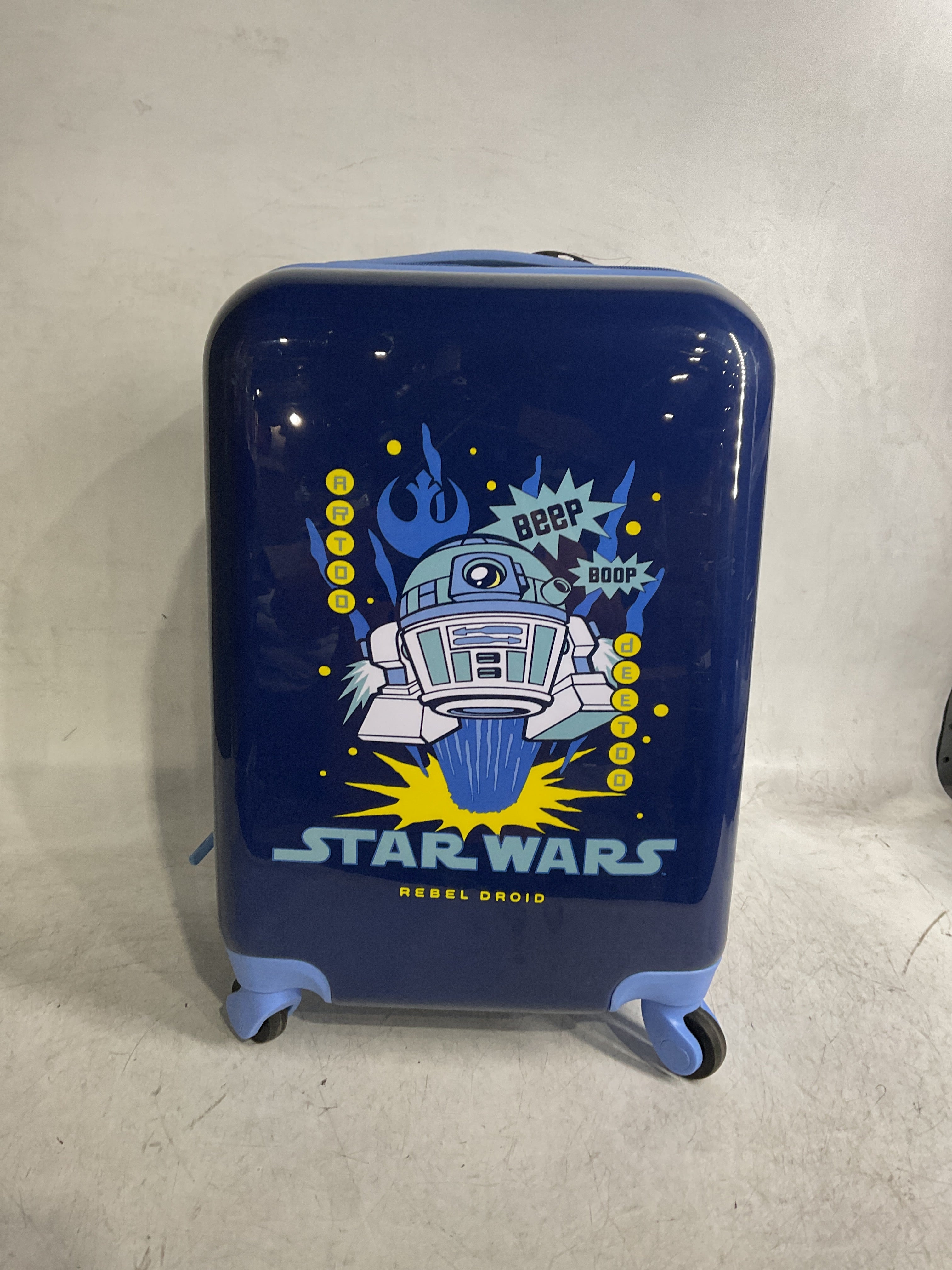 American Tourister Disney Carry-On 18-Inch Hardside Luggage with Spinner Wheels ( R2-D2 , Carry-On 18-Inch ) R2-D2 Carry On 18 Inch U2
