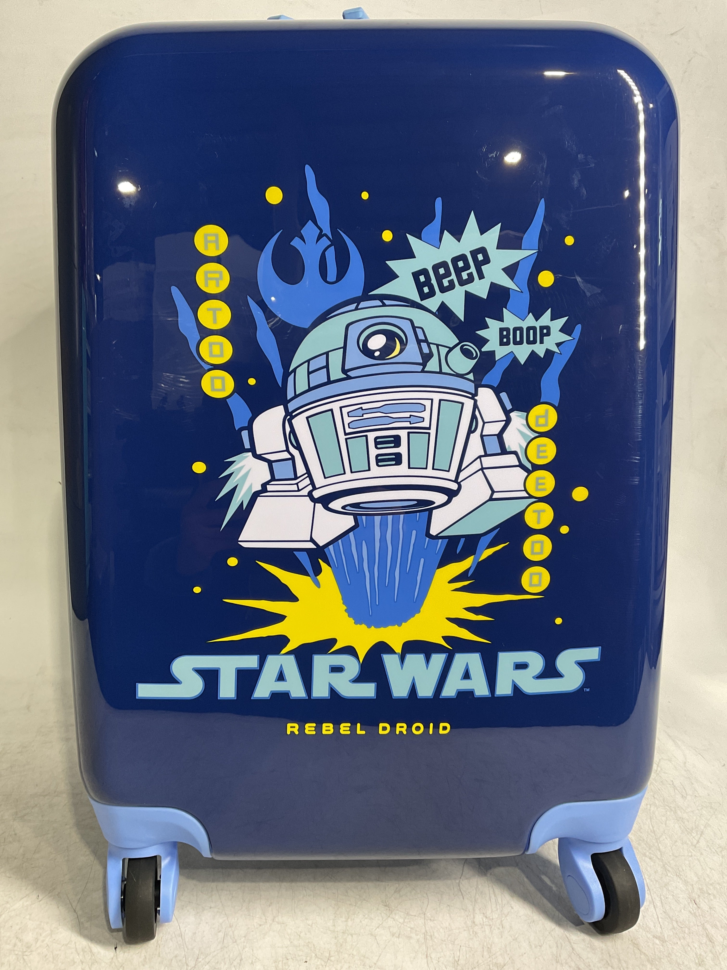 American Tourister Disney Carry-On 18-Inch Hardside Luggage with Spinner Wheels ( R2-D2 , Carry-On 18-Inch ) R2-D2 Carry On 18 Inch U7