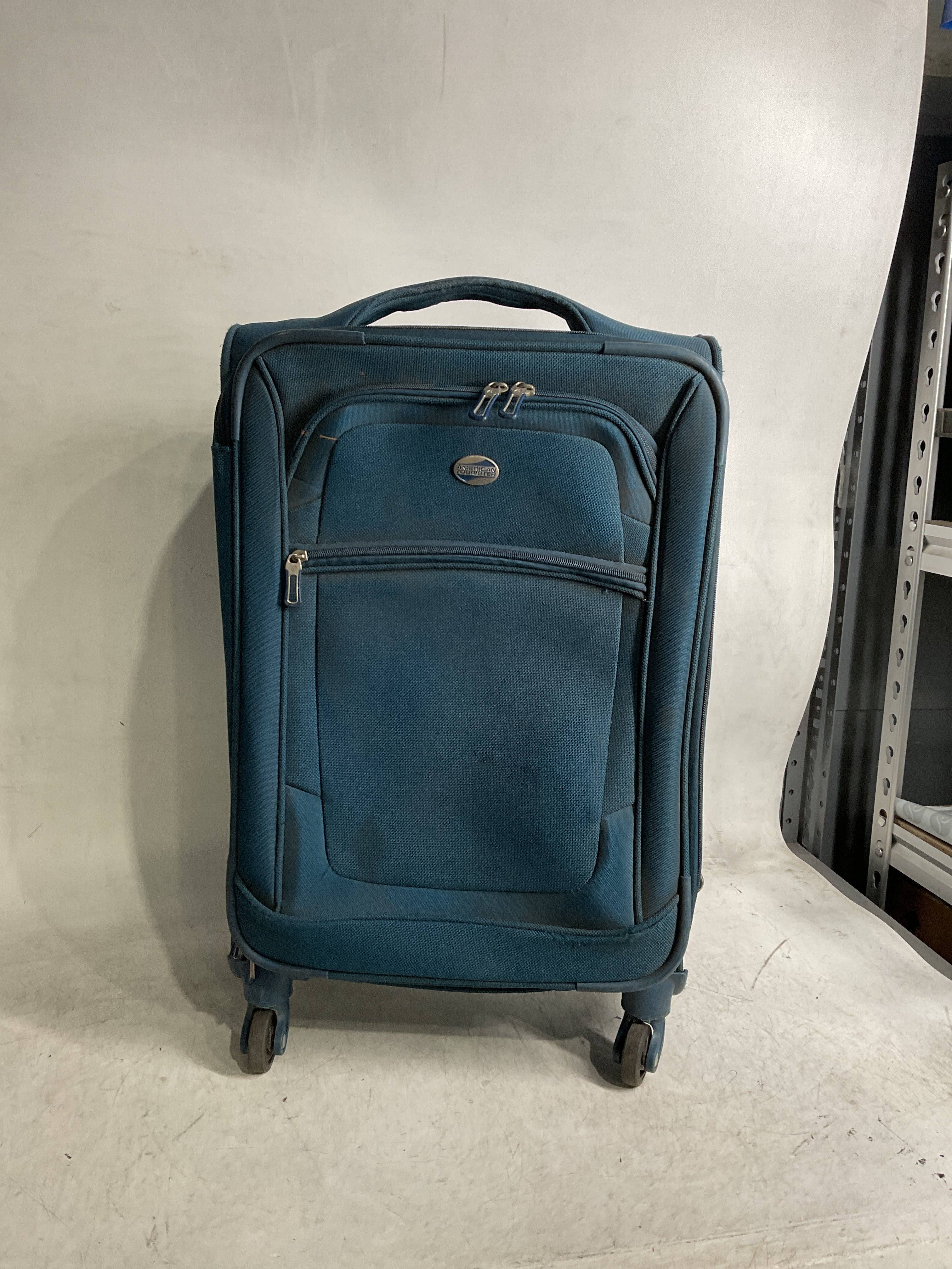 American Tourister Ilite Max Softside Spinner 21 Carry On Luggage ( Light Blue , One Size ) Light Blue One Size U1