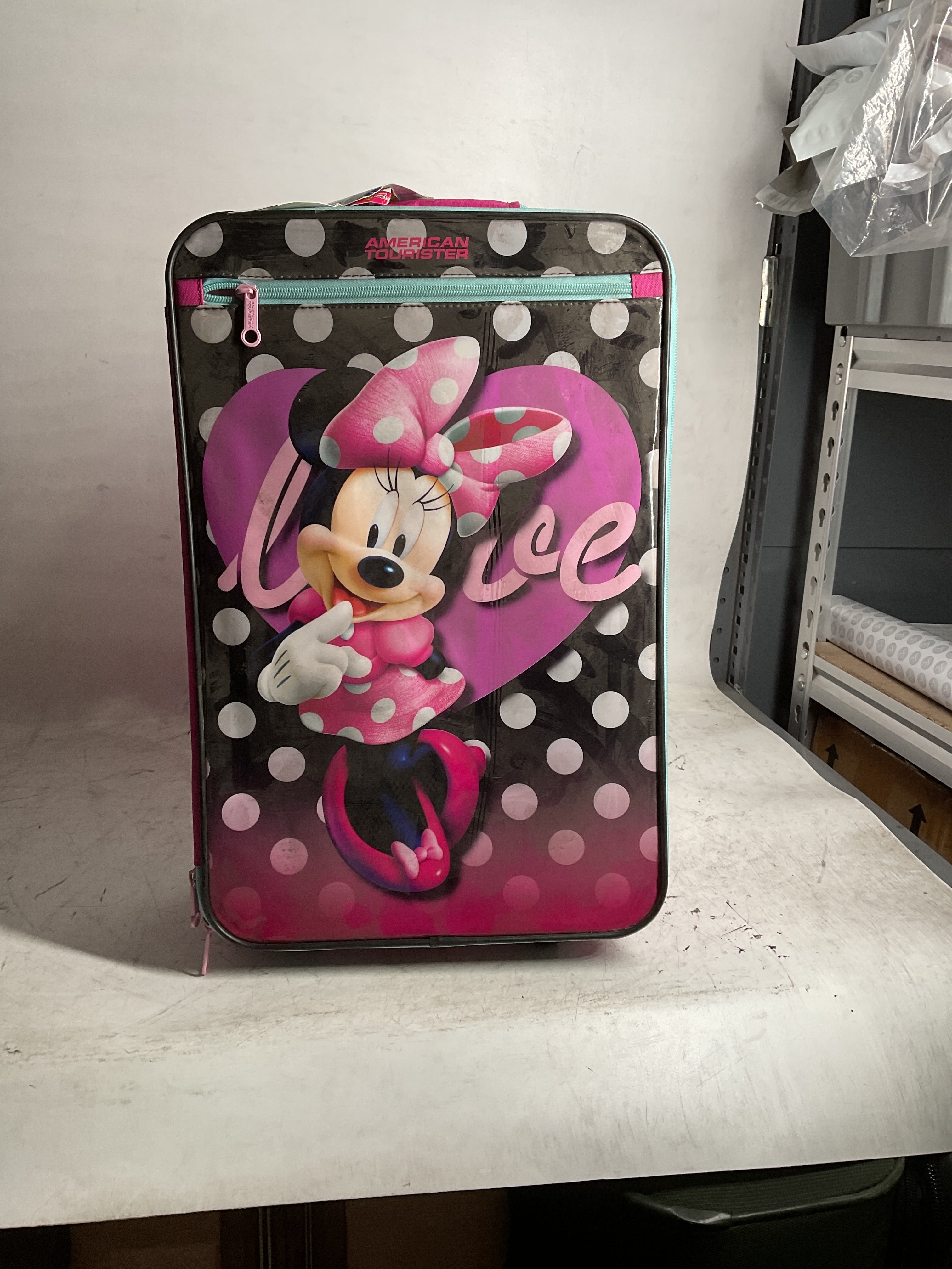 American Tourister Disney Kids' 18" Softside Upright ( Minnie Mouse 1 , Carry-On 18-Inch ) Minnie Mouse 1 Carry On 18 Inch U1