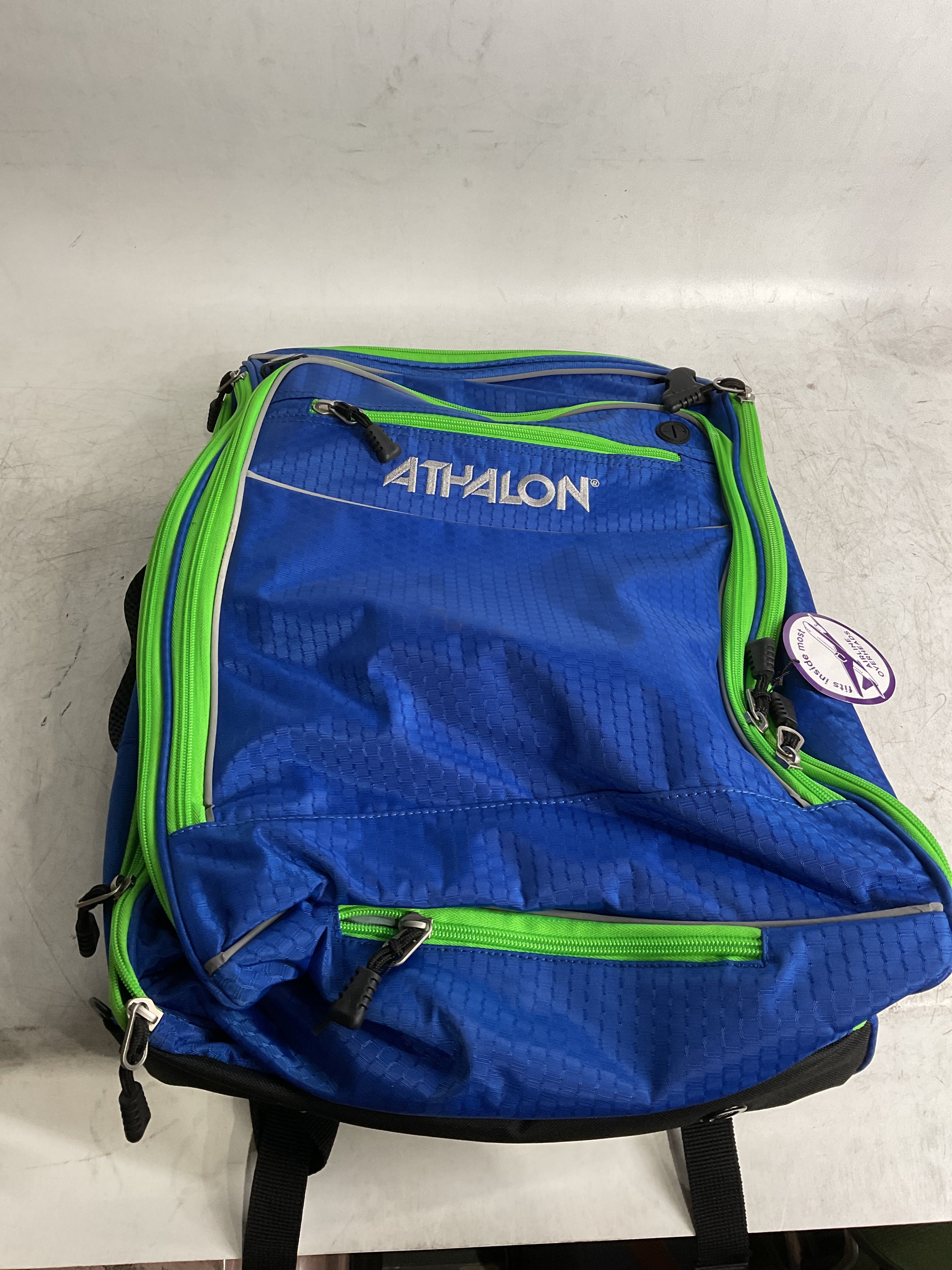 Athalon "Onboard" Convertible Boot Bag ( Cobalt Blue/Green , One Size ) Cobalt Blue/Green One Size U1