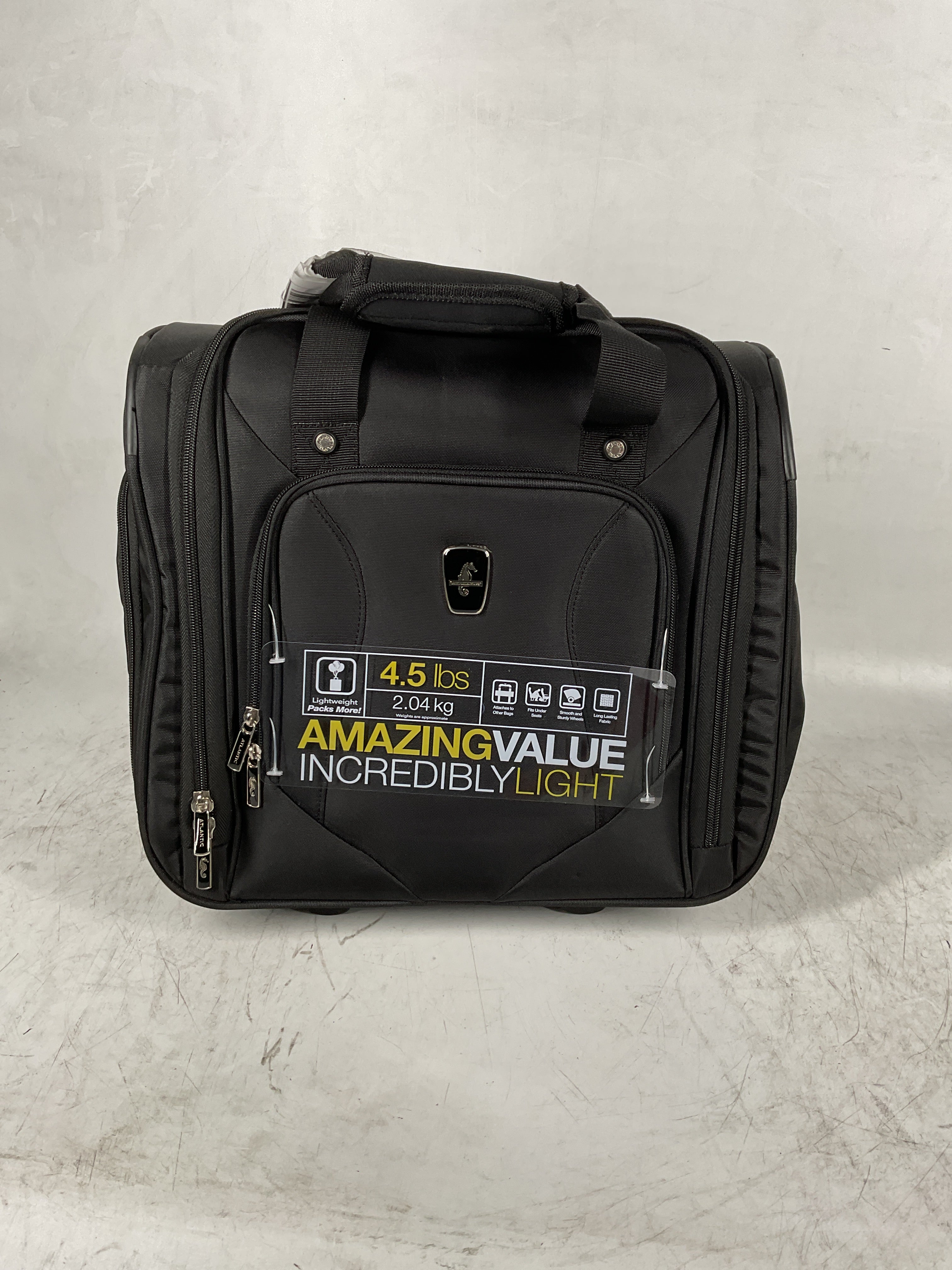 Atlantic Ultra Lite Softsides Rolling Underseat Carry-on ( Jade Black ) Jade Black  U20