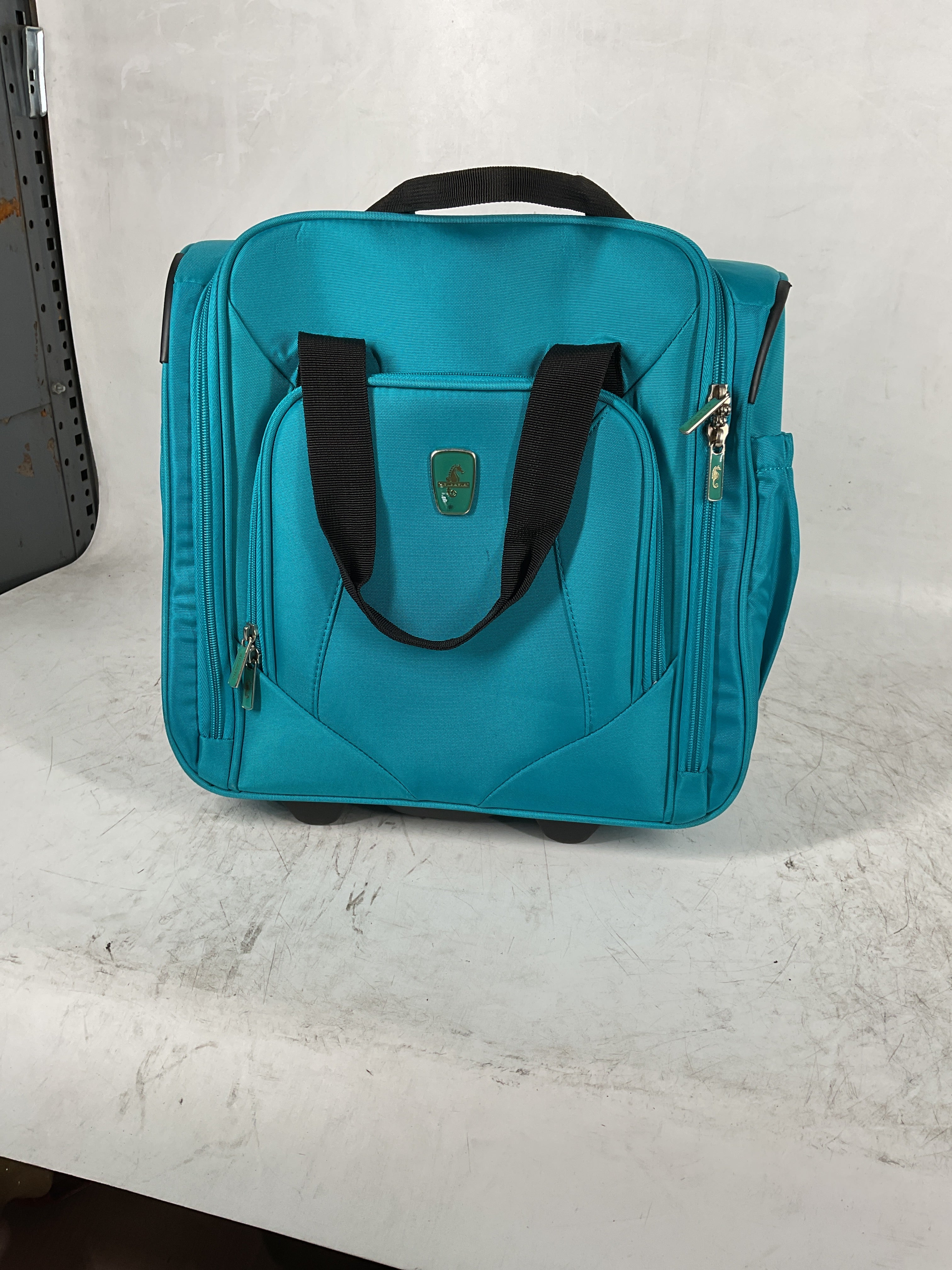 Atlantic Ultra Lite Softsides Rolling Underseat Carry-on Turquoise Blue  U13