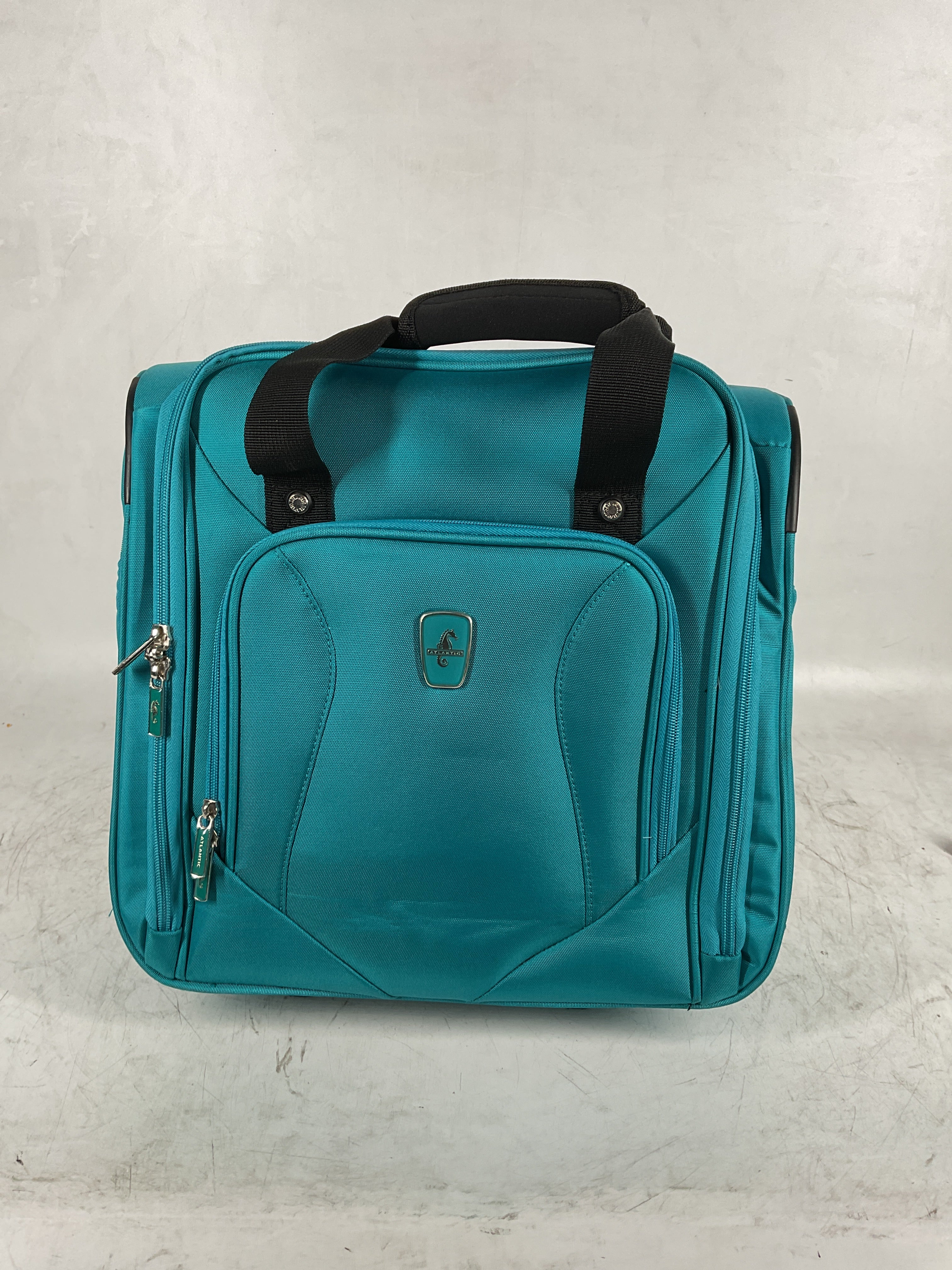 Atlantic Ultra Lite Softsides Rolling Underseat Carry-on ( Turquoise Blue ) Turquoise Blue  U14