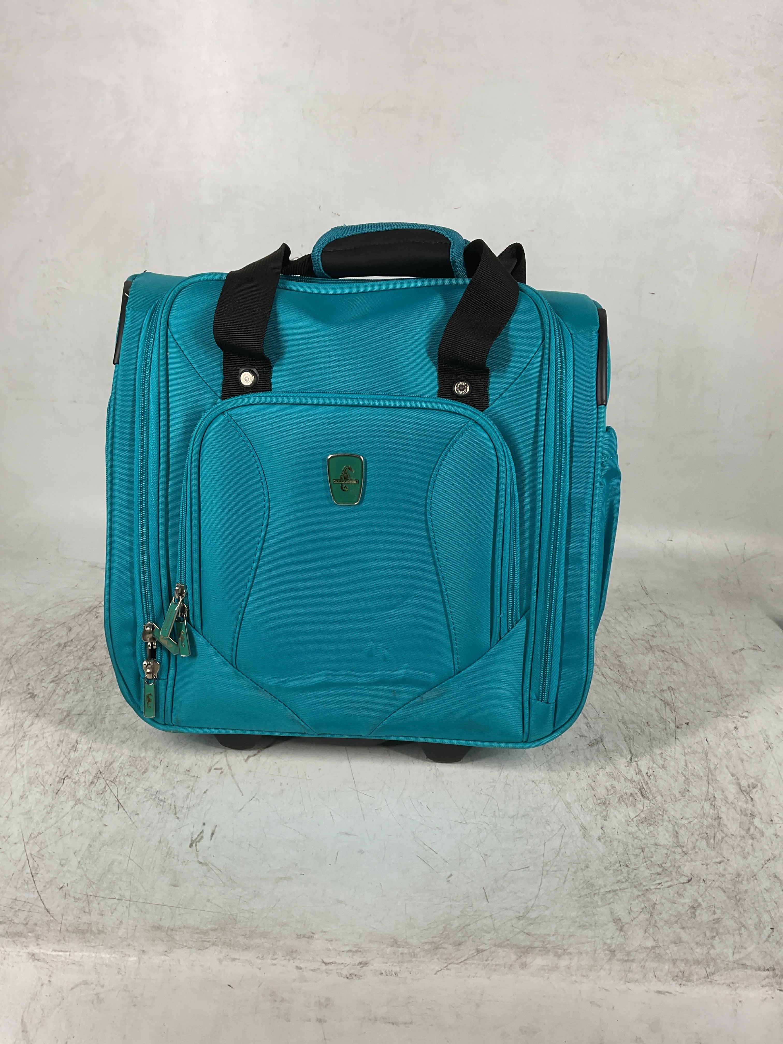 Atlantic Ultra Lite Softsides Rolling Underseat Carry-on ( Turquoise Blue ) Turquoise Blue  U16