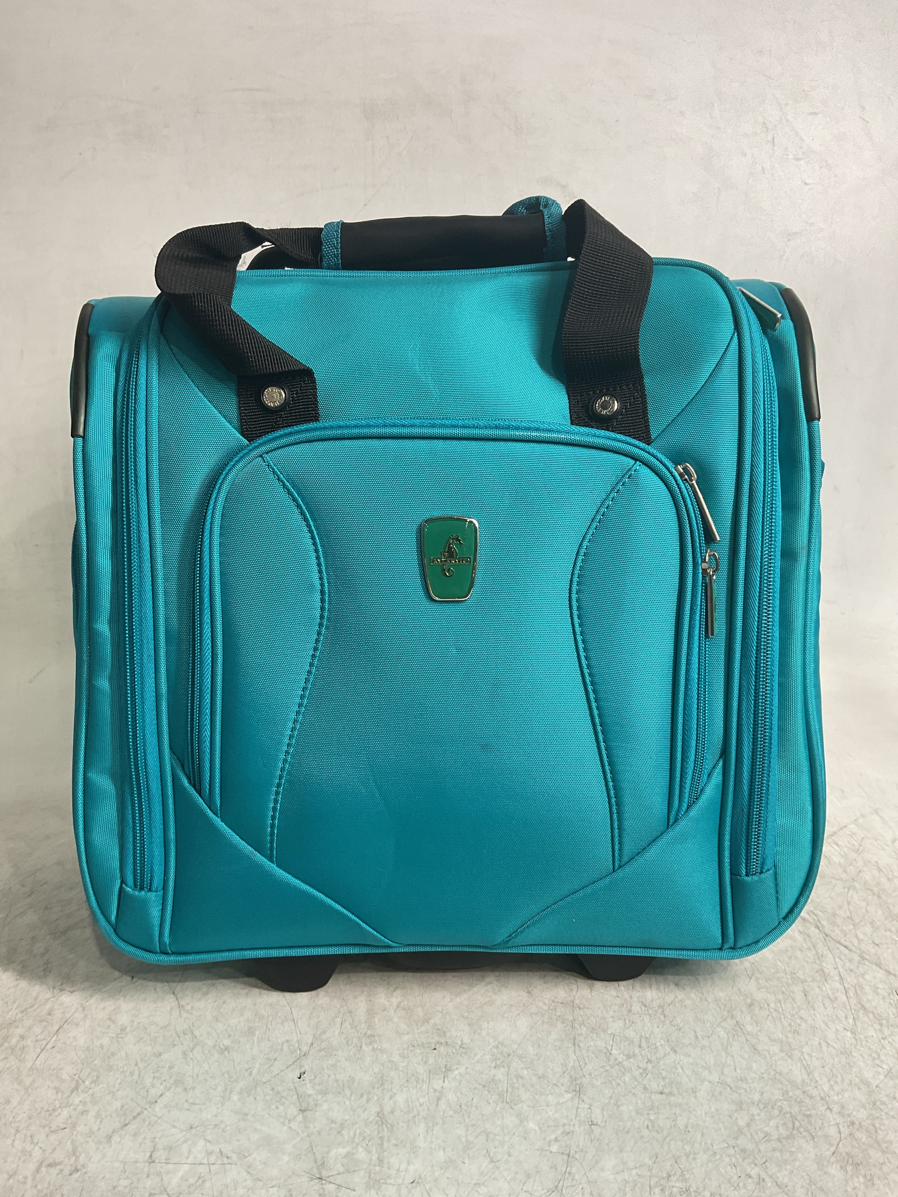 Atlantic Ultra Lite Softsides Rolling Underseat Carry-on ( Turquoise Blue ) Turquoise Blue  U25