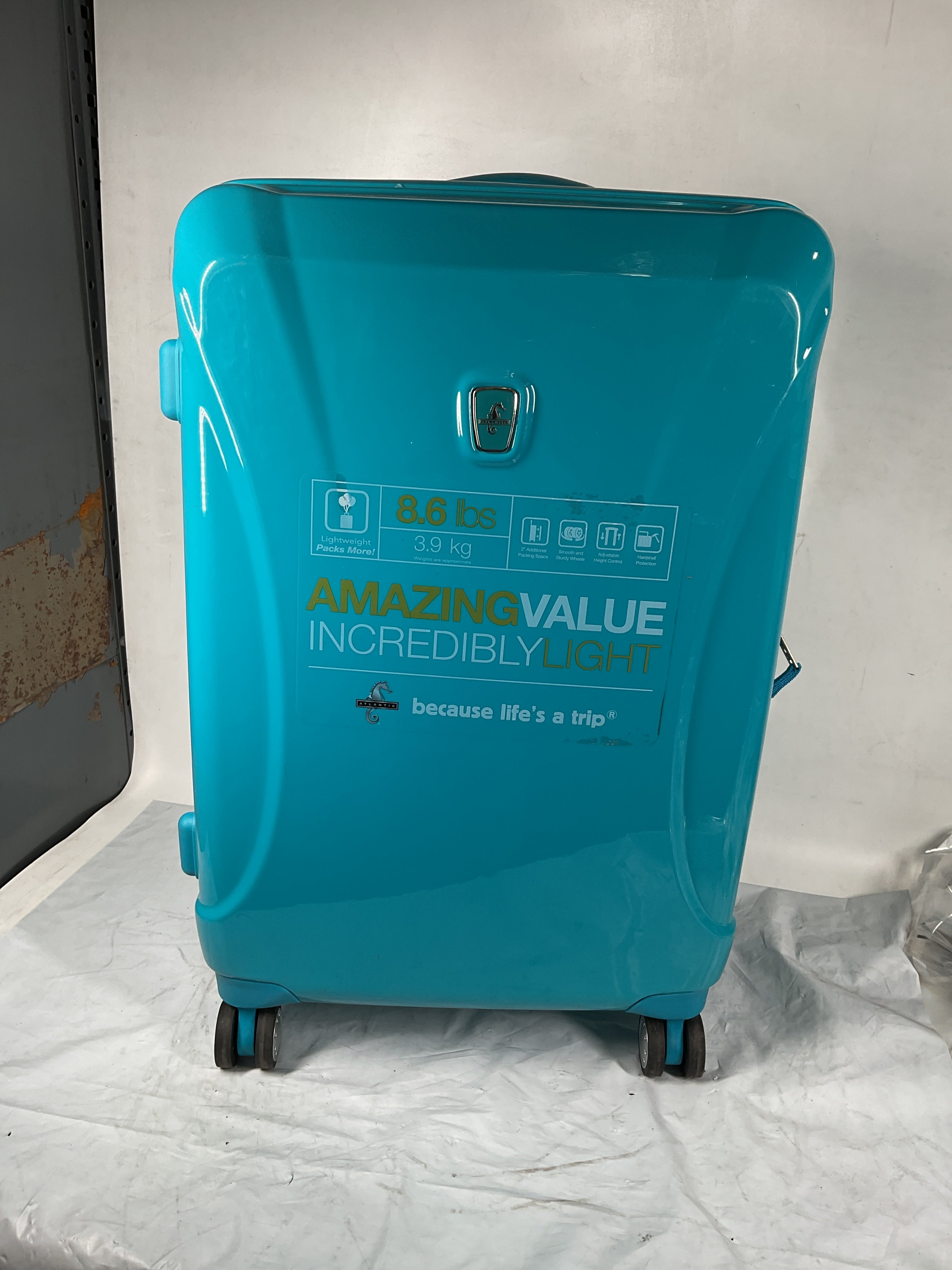 Atlantic Ultra Lite 4 Hardside | 24-Inch Expandable Spinner ( Turquoise Blue , One Size ) Turquoise Blue One Size U2