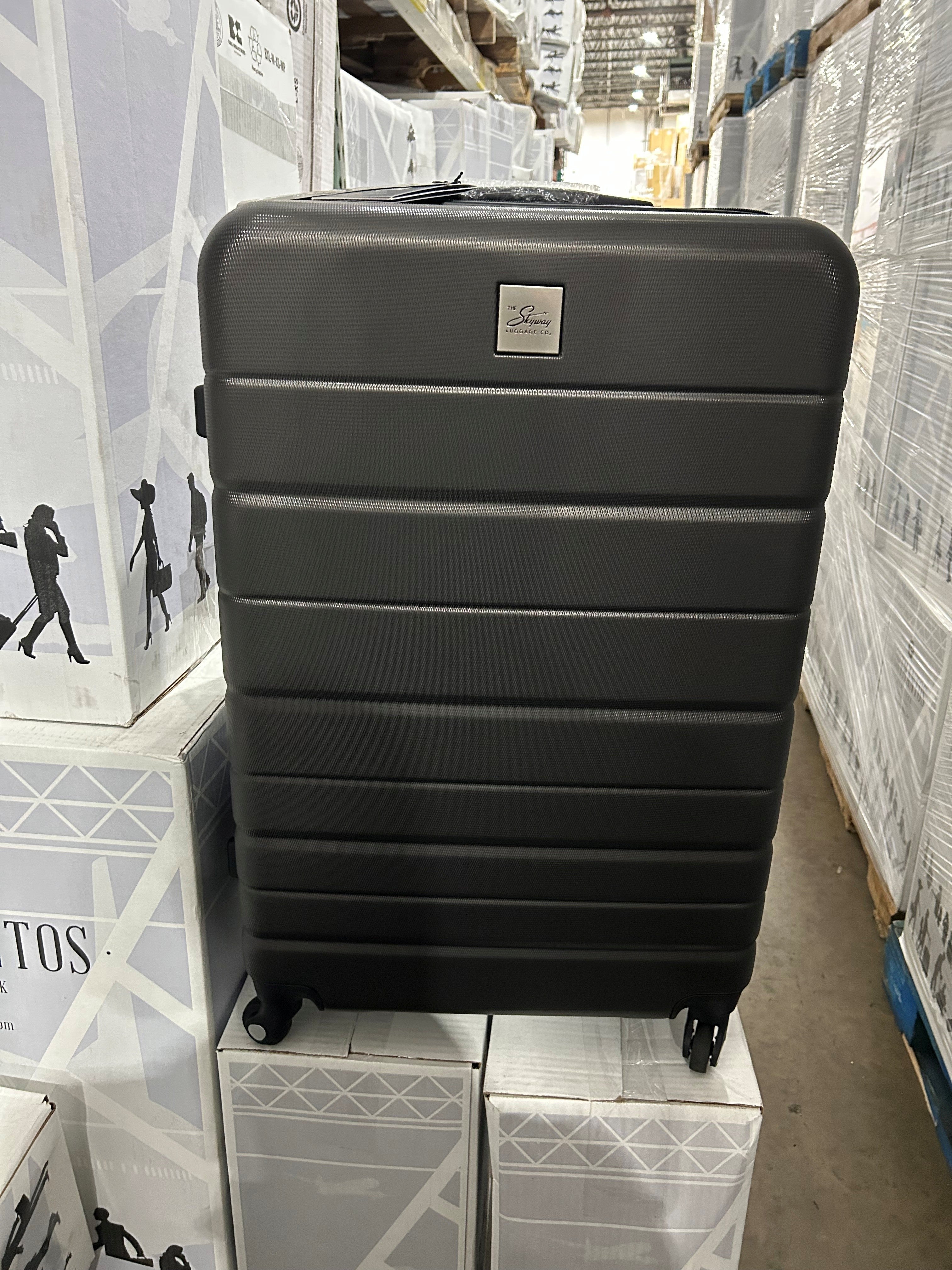 Skyway Epic 2.0 Hardside Lightweight and Durable ABS Shell Luggage, Spacious with Dual Spinning Wheels, Comfort Grip and Expandable, Men and Women U1
