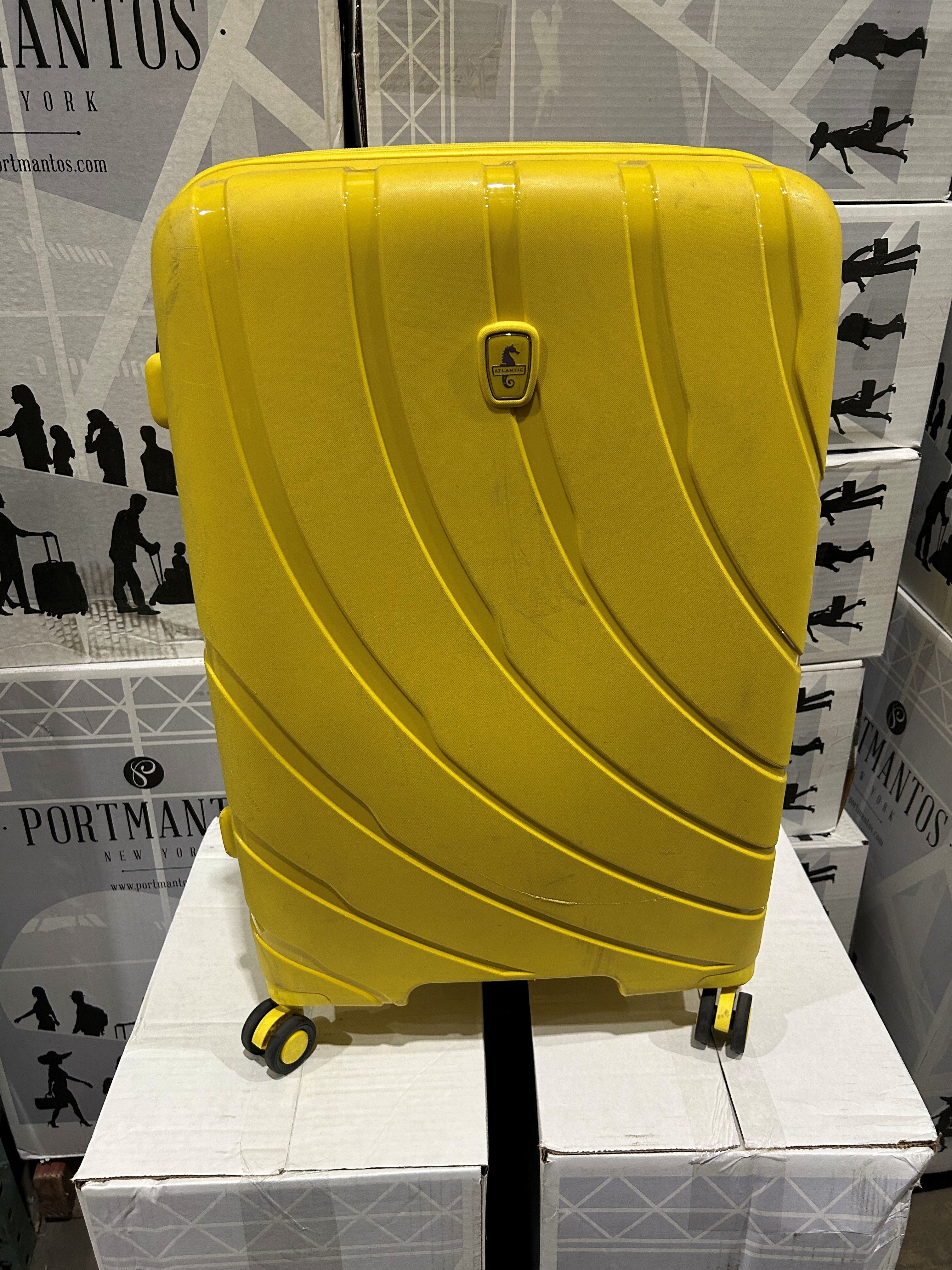Atlantic Convertible Medium to Large Checked Expandable Hardside Spinner U4