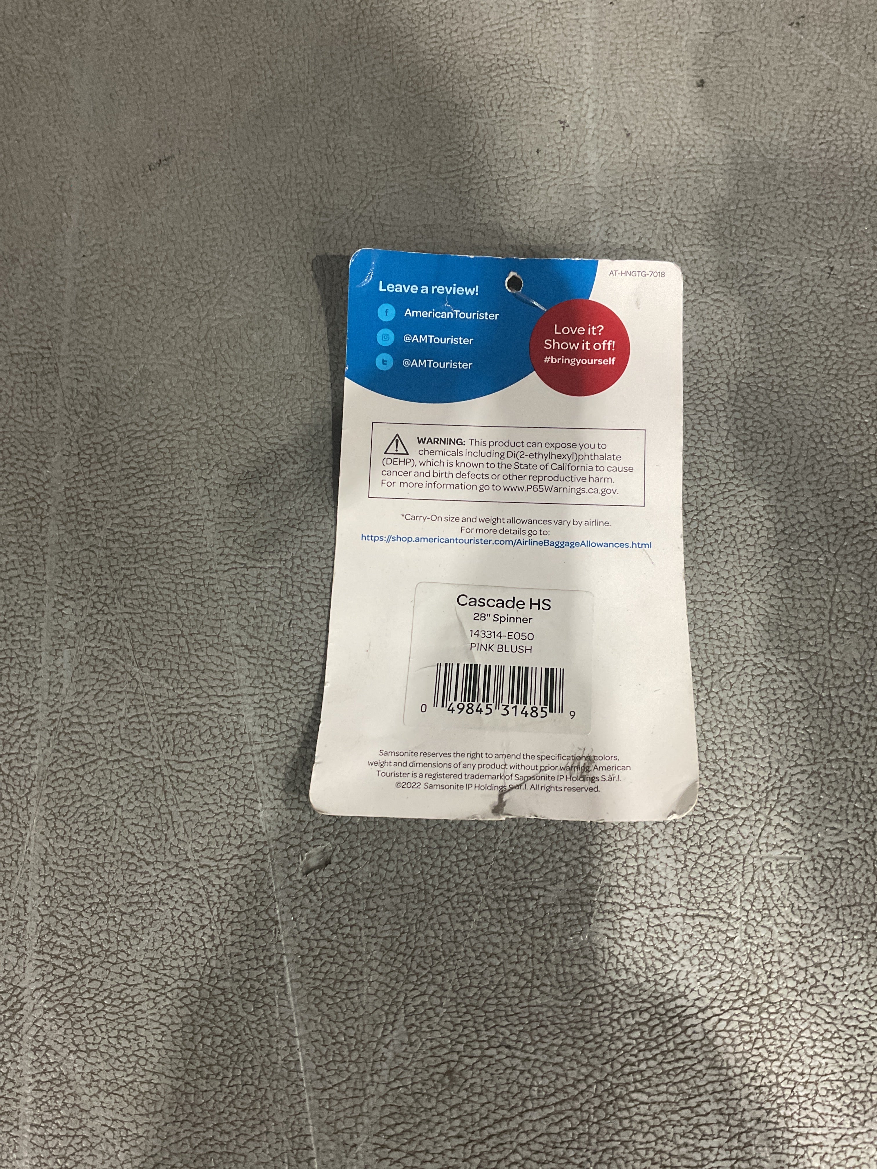 American Tourister Cascade HS Large Set of 4 Wheels U1