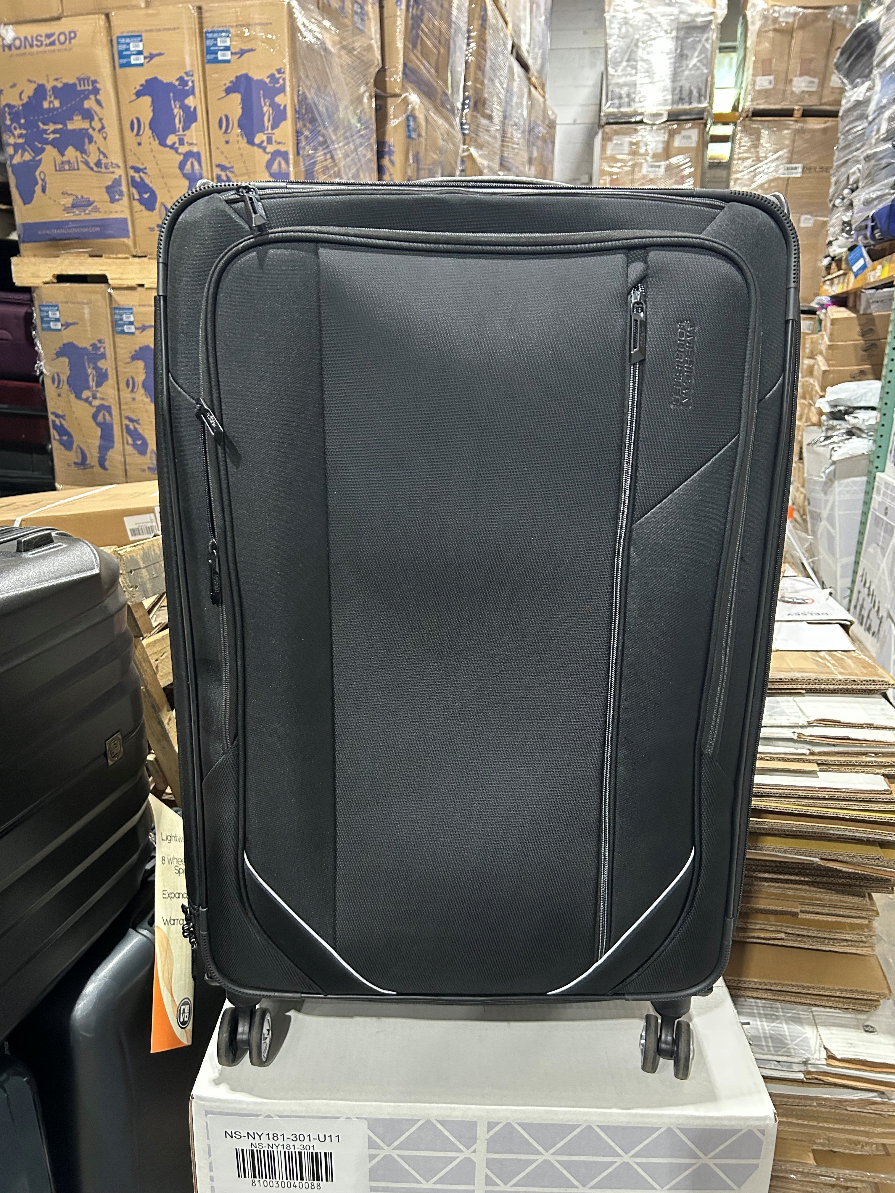 AMERICAN TOURISTER Zoom Turbo Softside Expandable Spinner Wheel Luggage U1