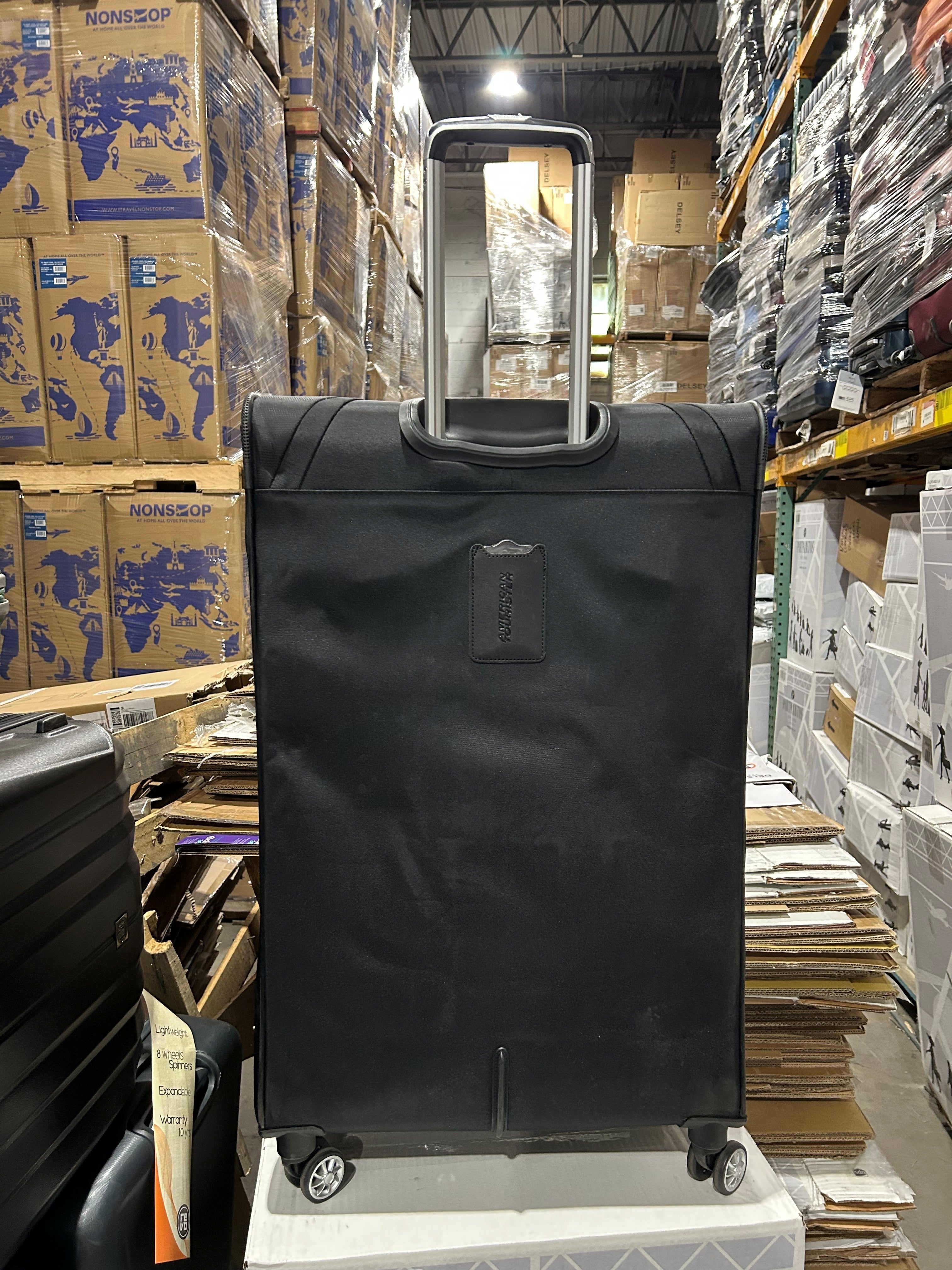 AMERICAN TOURISTER Zoom Turbo Softside Expandable Spinner Wheel Luggage U1