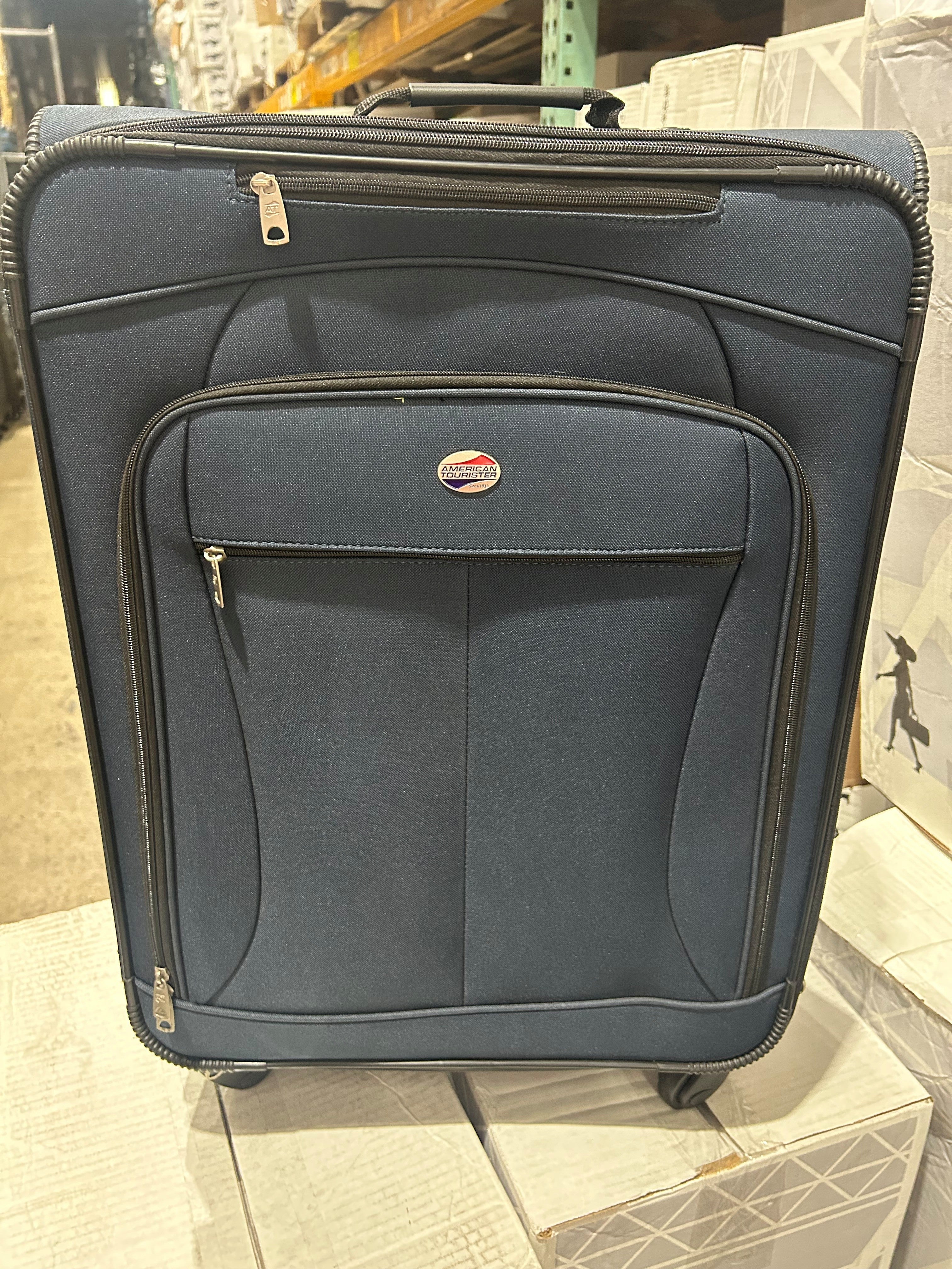 American Tourister Pop Max Softside Luggage with Spinner Wheels U1