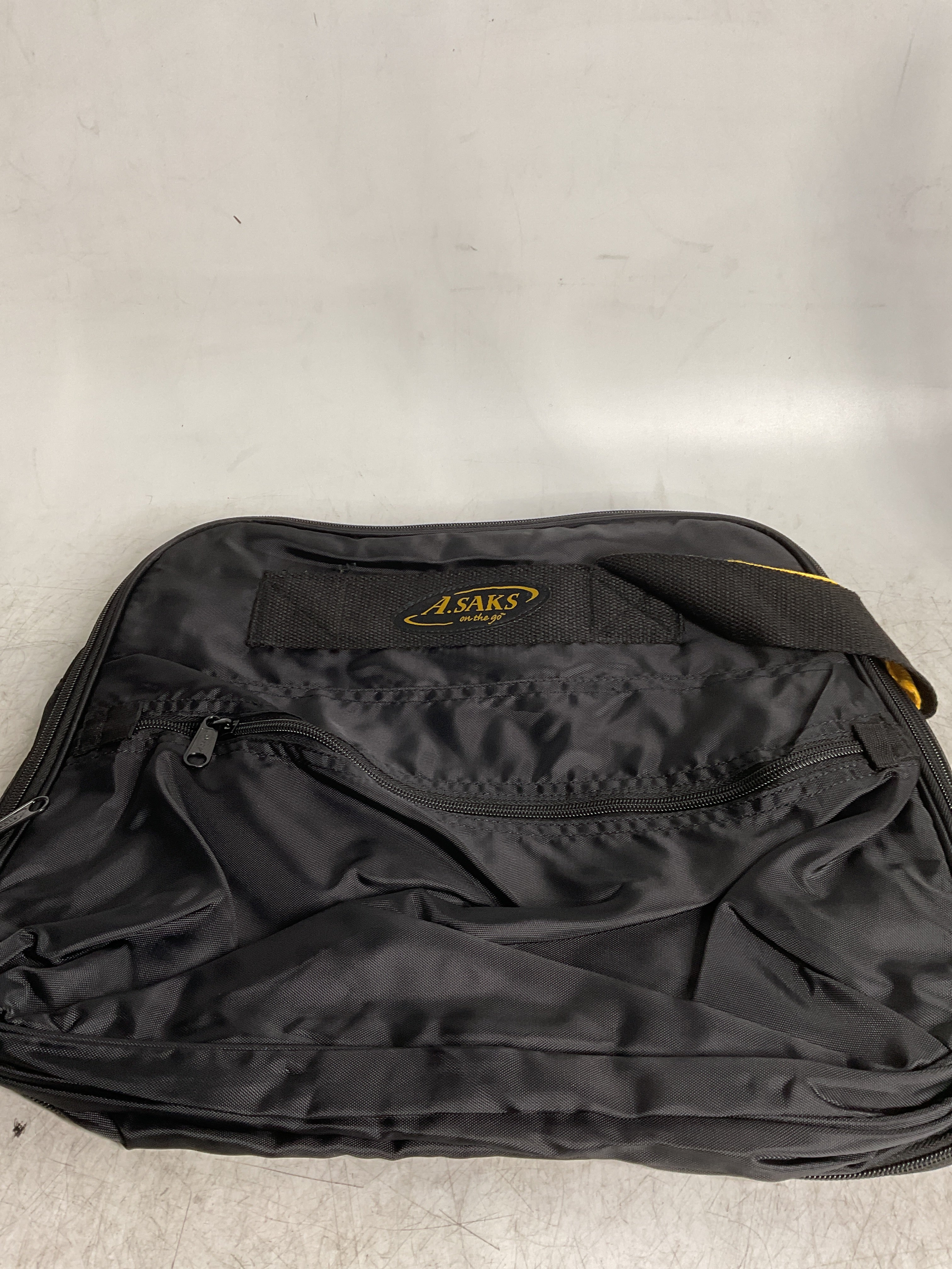 A.Saks EXPANDABLE 16 Deluxe Tote Bag ( Black , One Size ) Black One Size U1