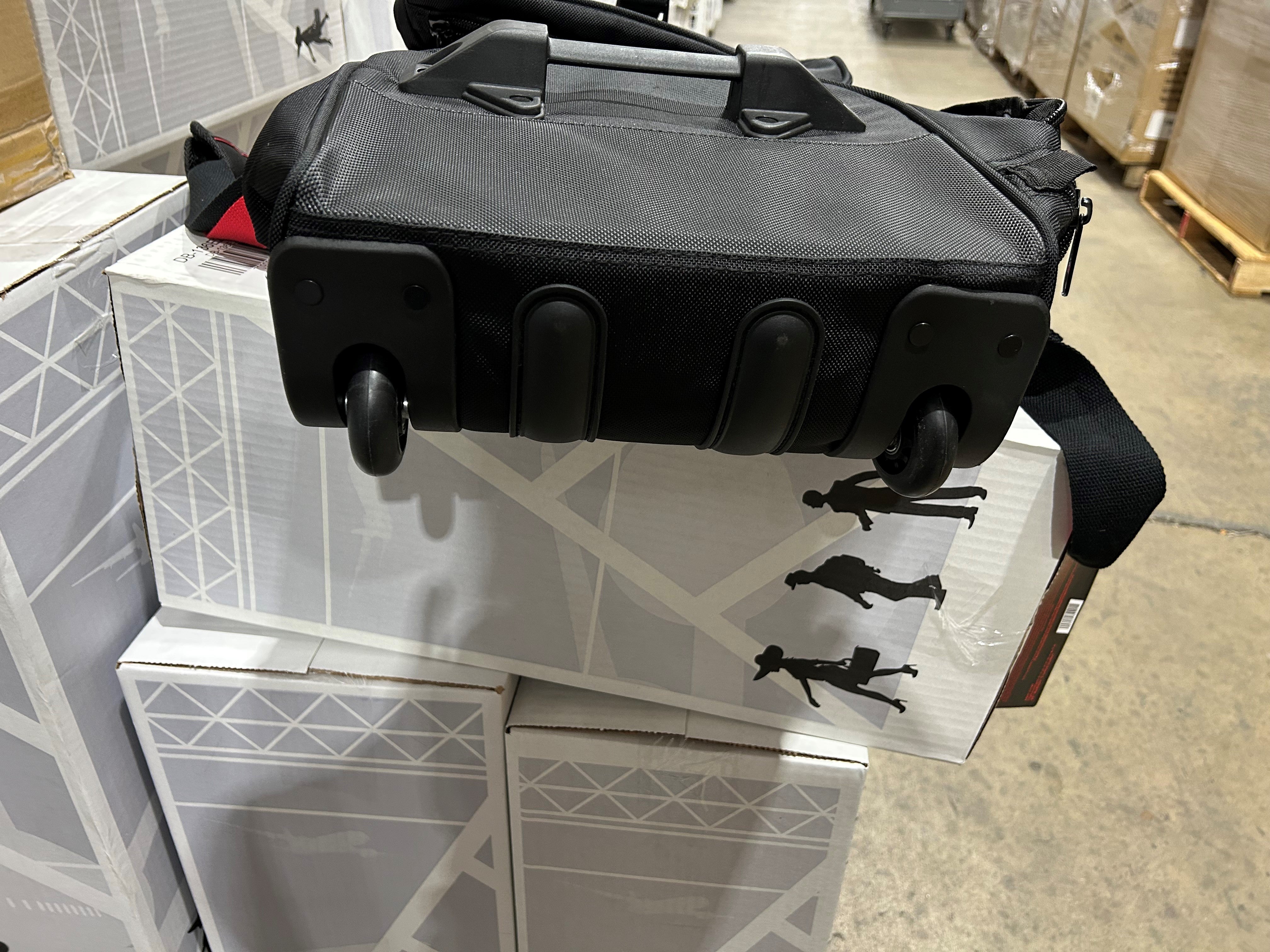 A.SAKS Luggage Lightweight Rolling Trolley Duffel with Wheels U2