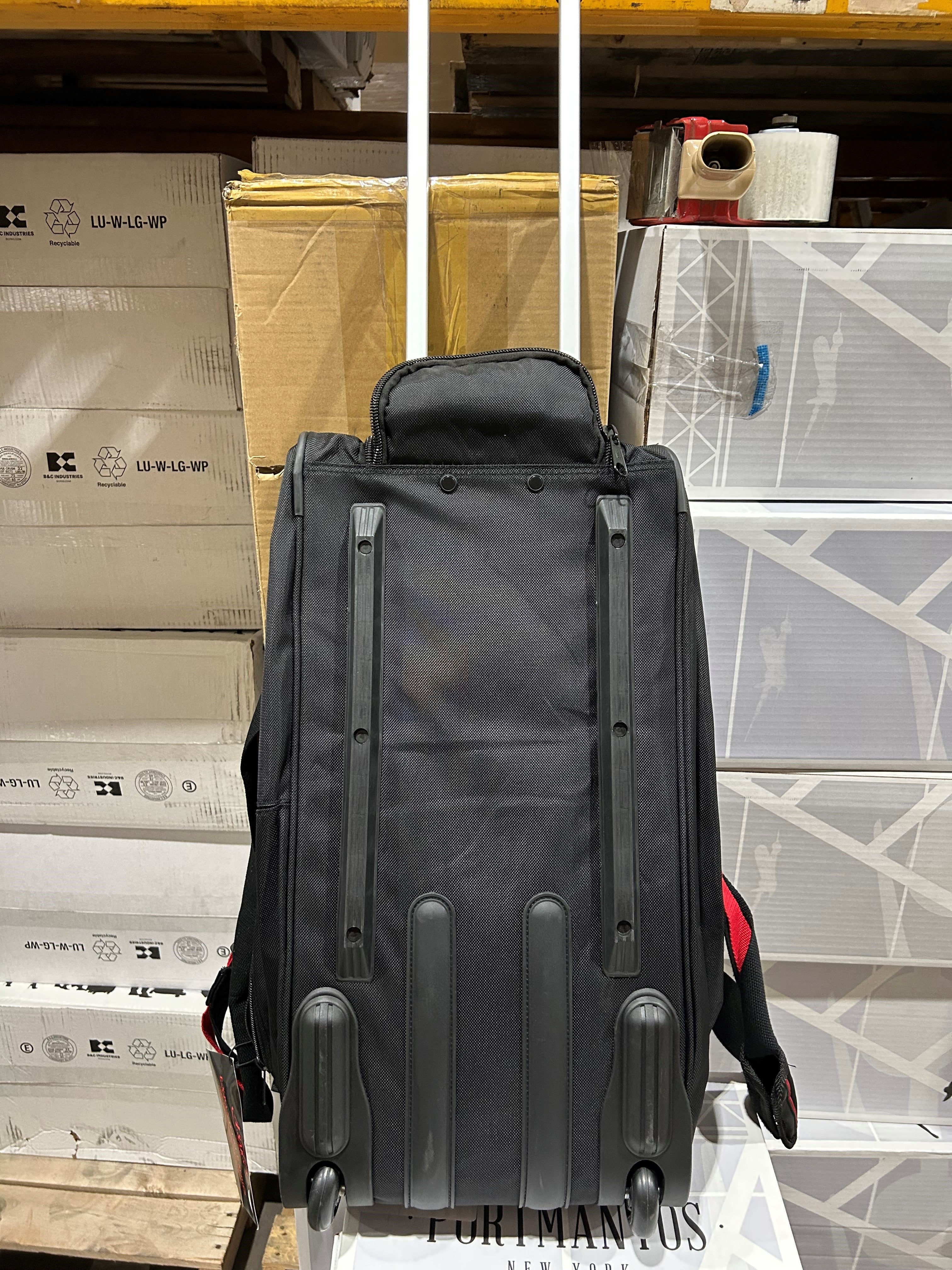 A.SAKS Luggage Lightweight Rolling Trolley Duffel with Wheels U2