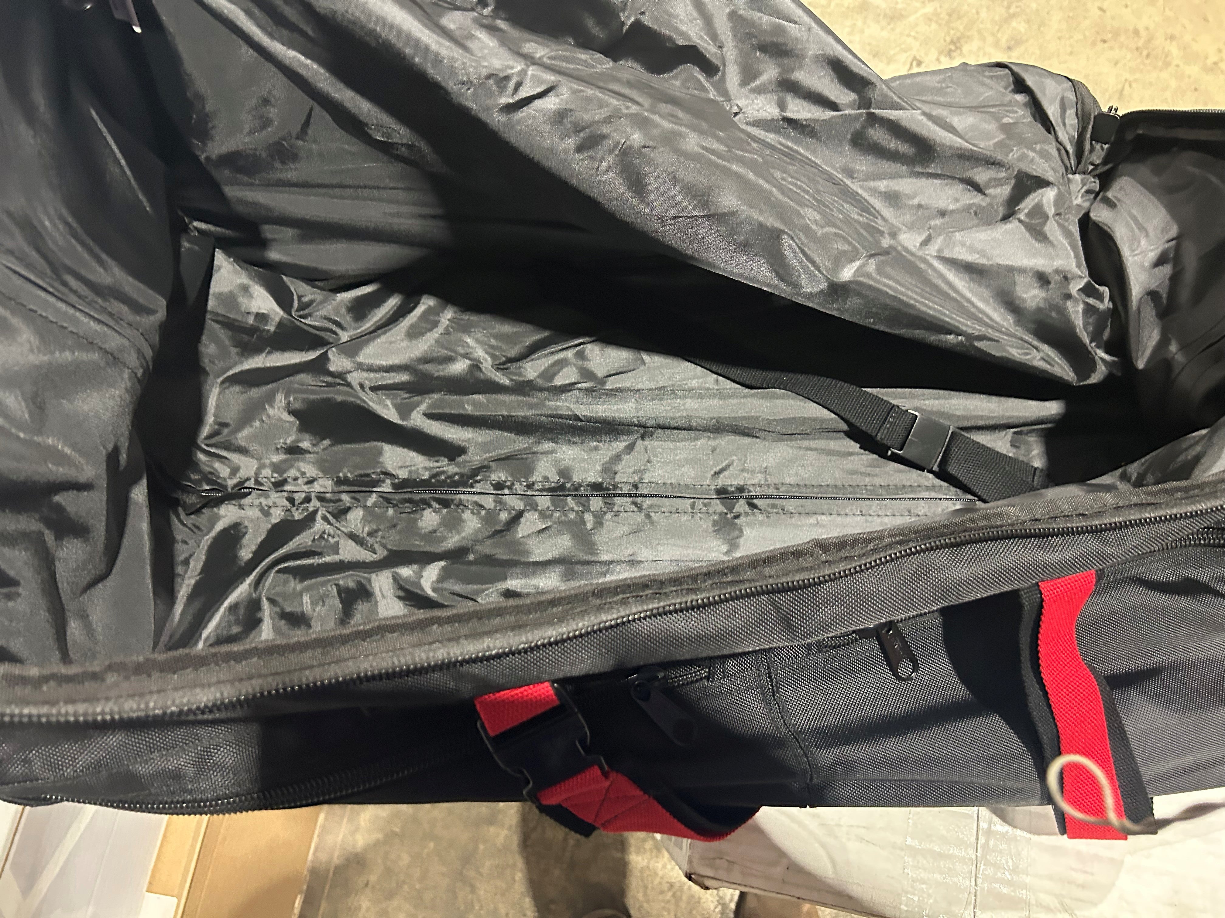 A.SAKS Luggage Lightweight Rolling Trolley Duffel with Wheels U1