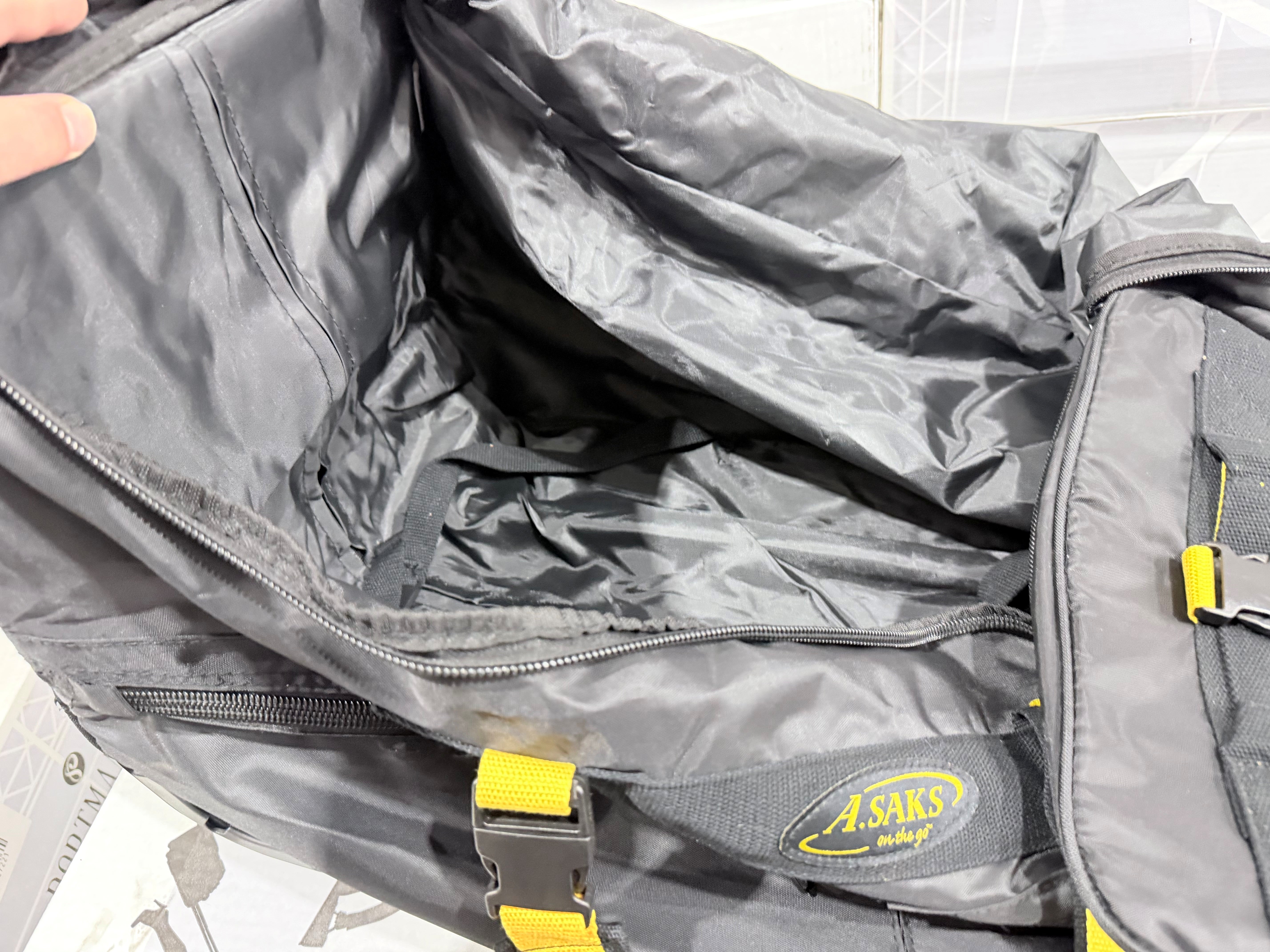 A.SAKS Luggage Lightweight Rolling Trolley Duffel with Wheels U3