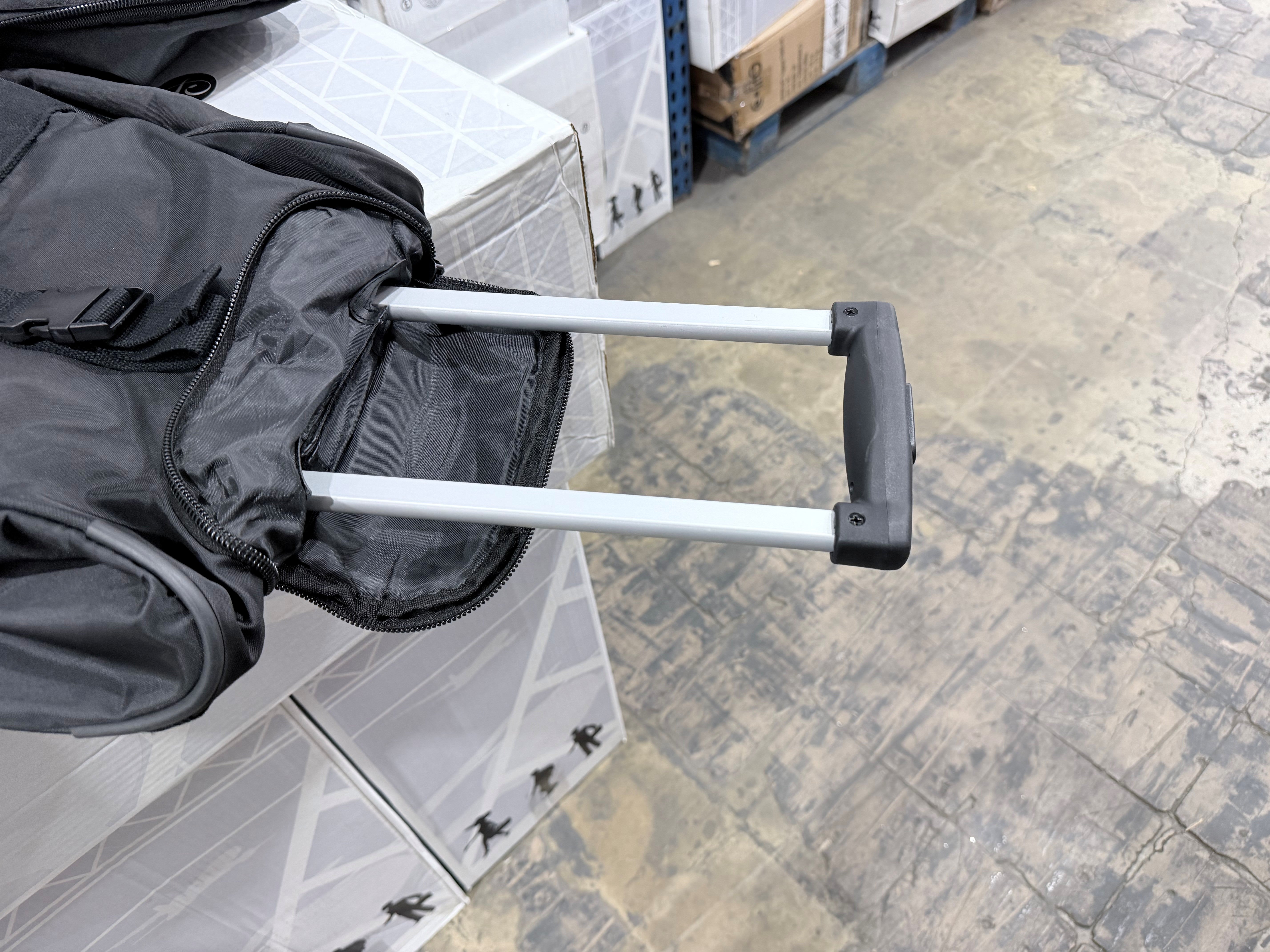 A.SAKS Luggage Lightweight Rolling Trolley Duffel with Wheels U3