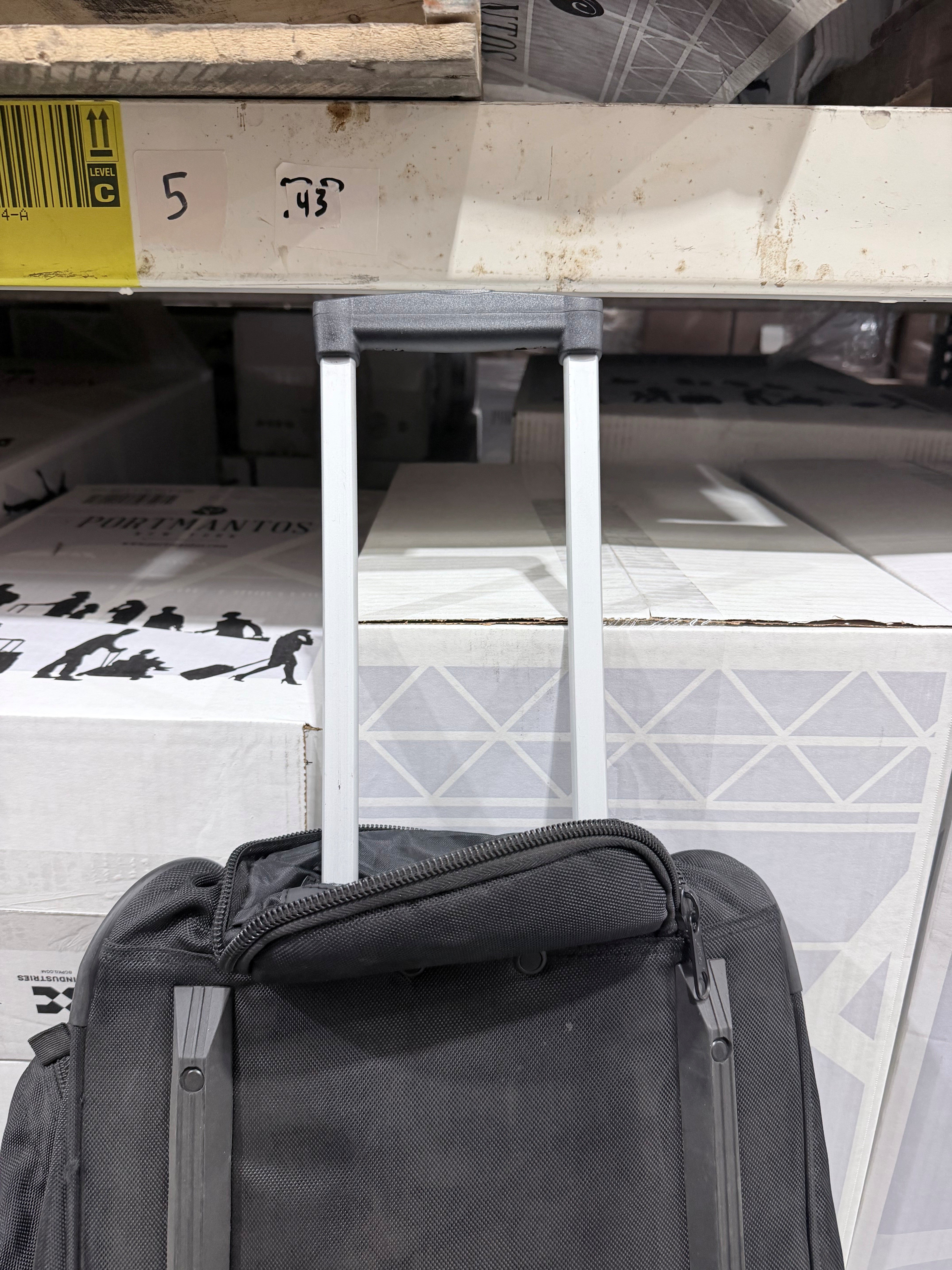 A.SAKS Luggage Lightweight Rolling Trolley Duffel with Wheels U2