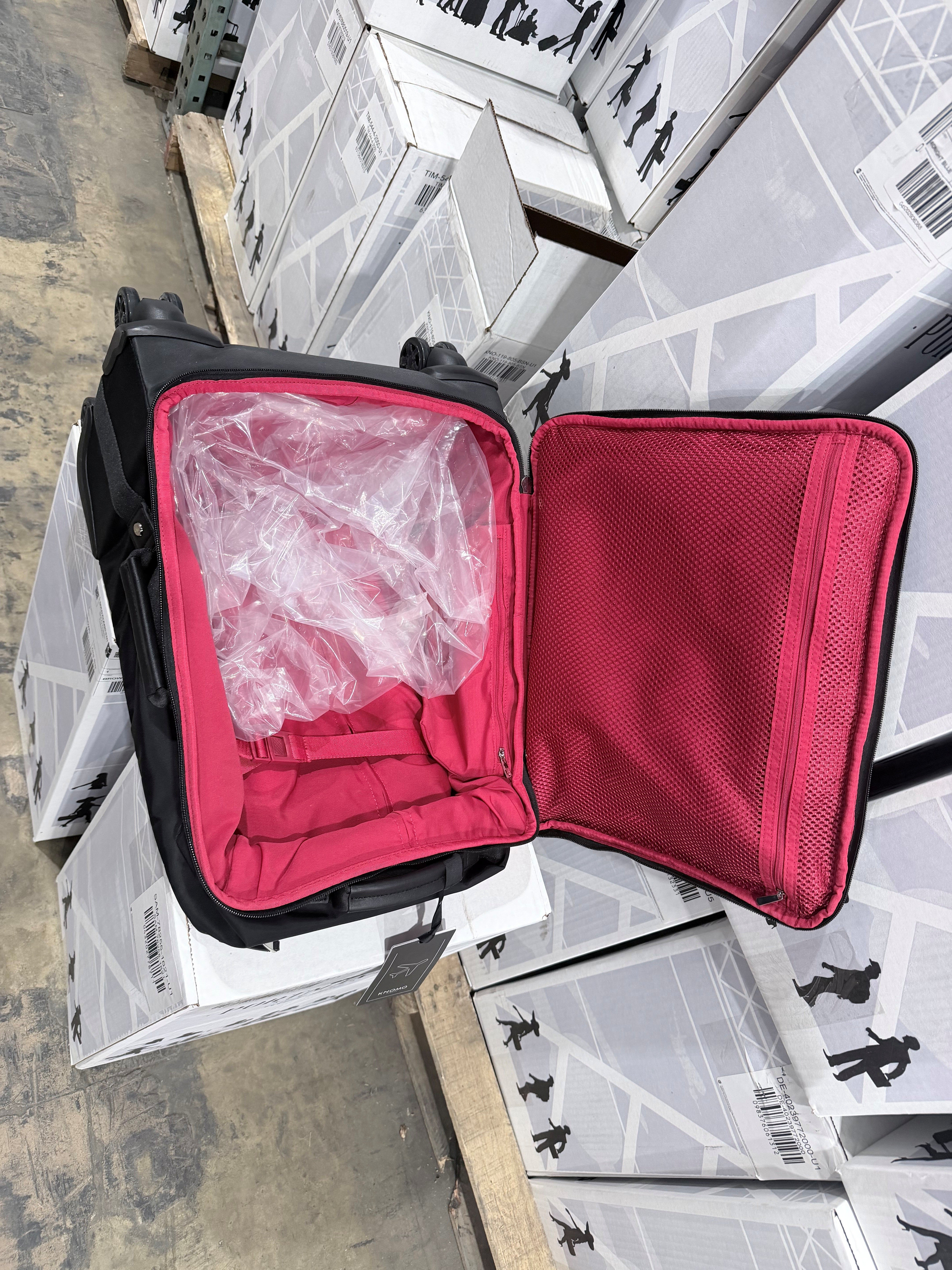 Knomo London Parklane 4-Wheel Carry-On Black One Size U1