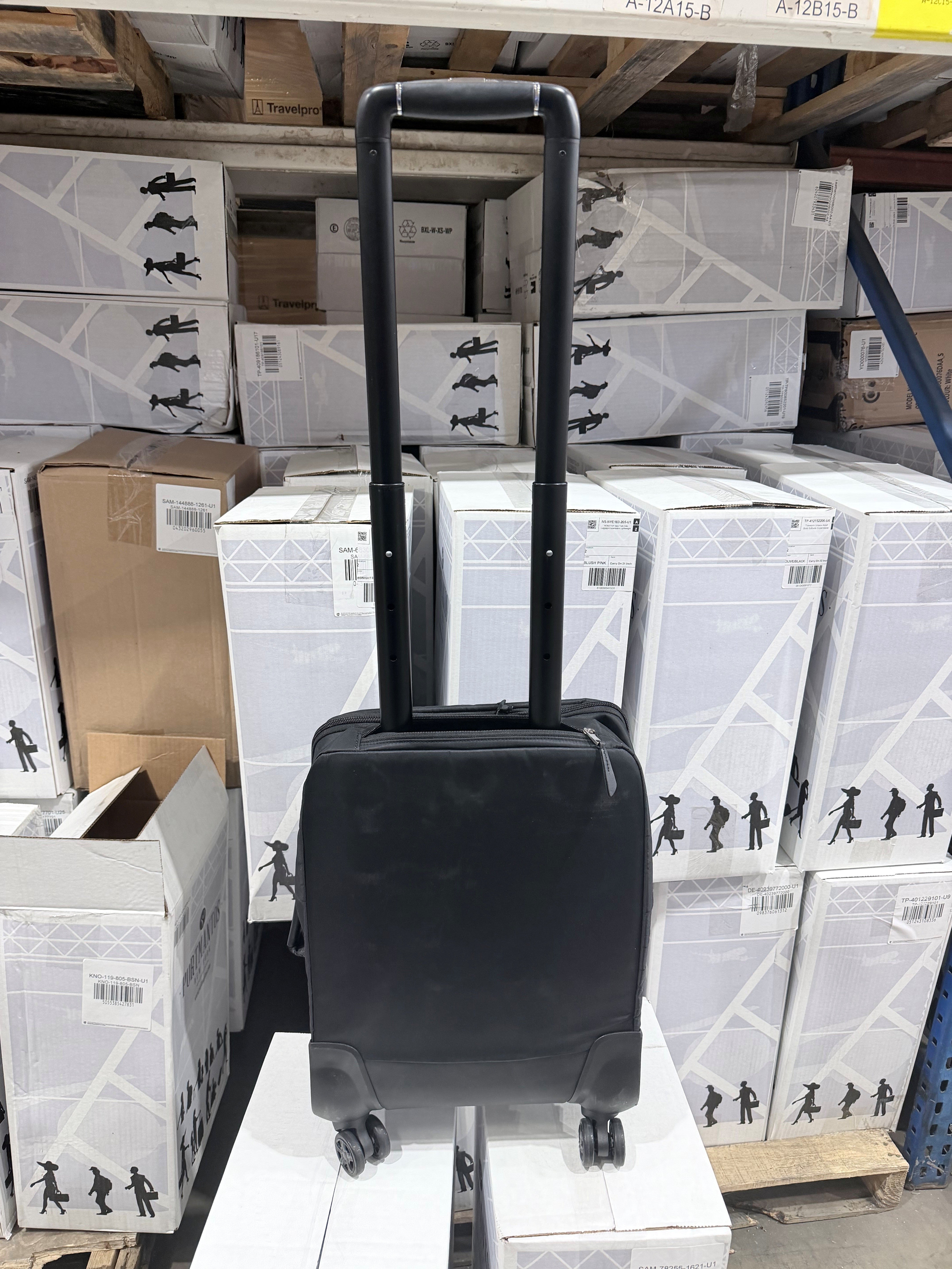 Knomo London Parklane 4-Wheel Carry-On Black One Size U1