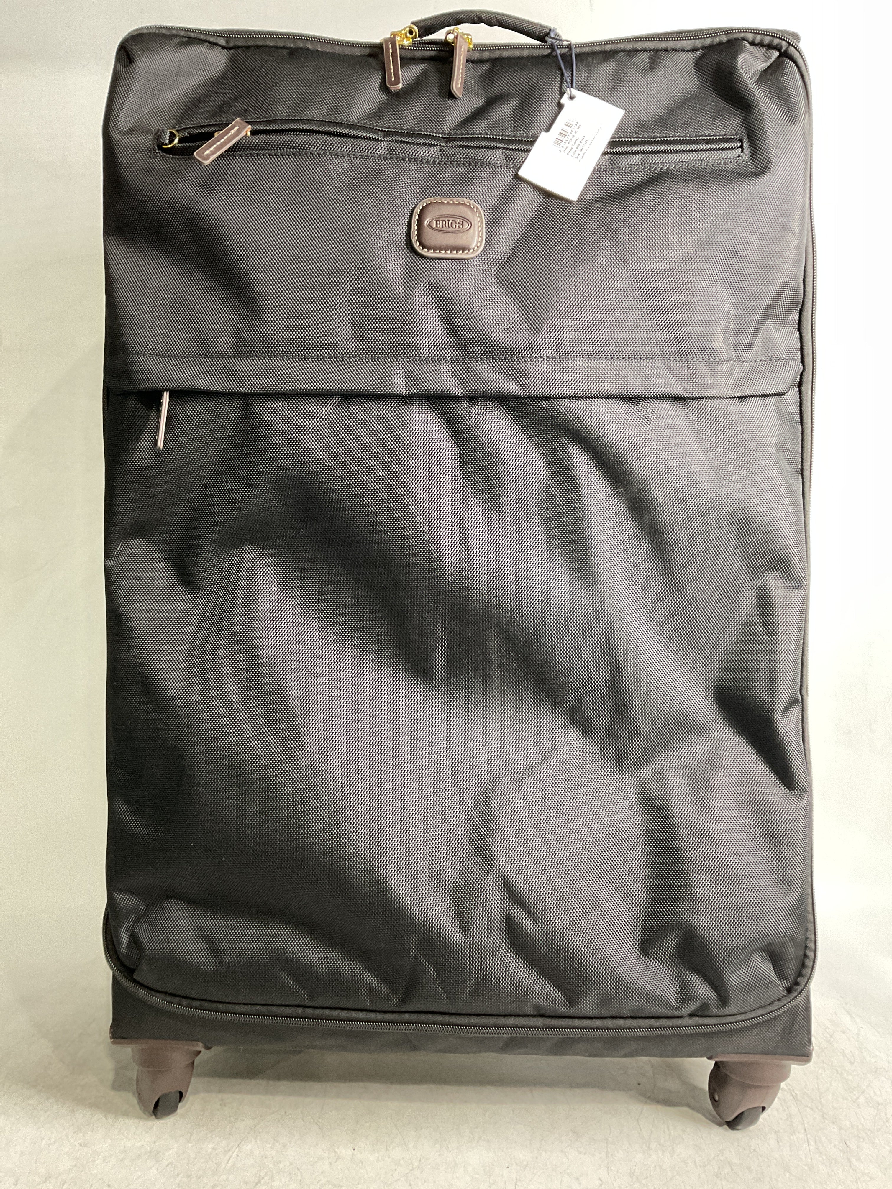 Bric's 30" Checked Luggage - Spinner-Style Suitcase for Women and Men - Sienna Collection - Black Black Large U2