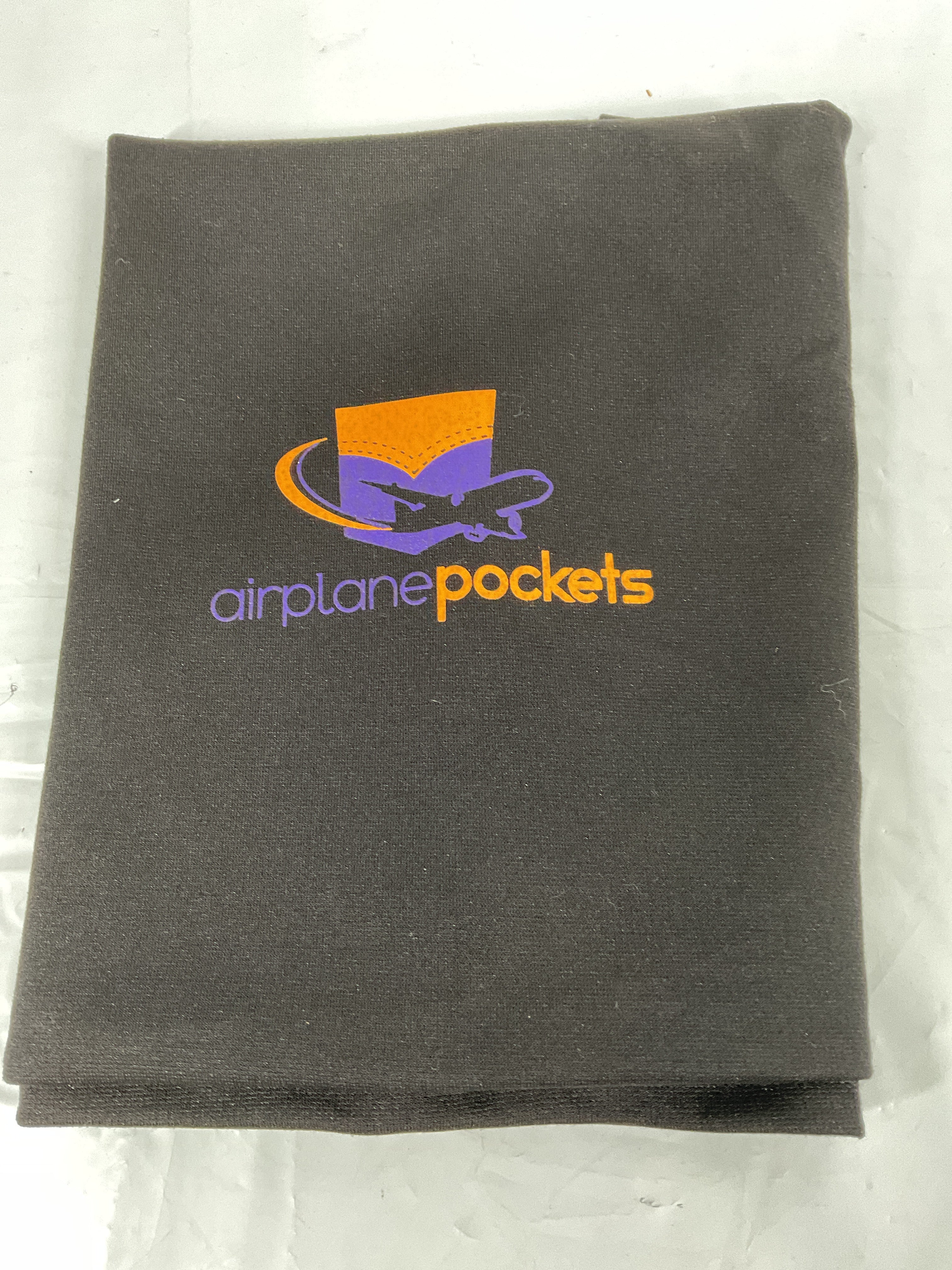Airplane Pockets - Airplane Accessories - Plane Travel Essentials - Travel Organizer - Seat Storage Organizer - Air Travel Essentials - Seatback Organizer - International Travel Accessories Must Haves Black  U3