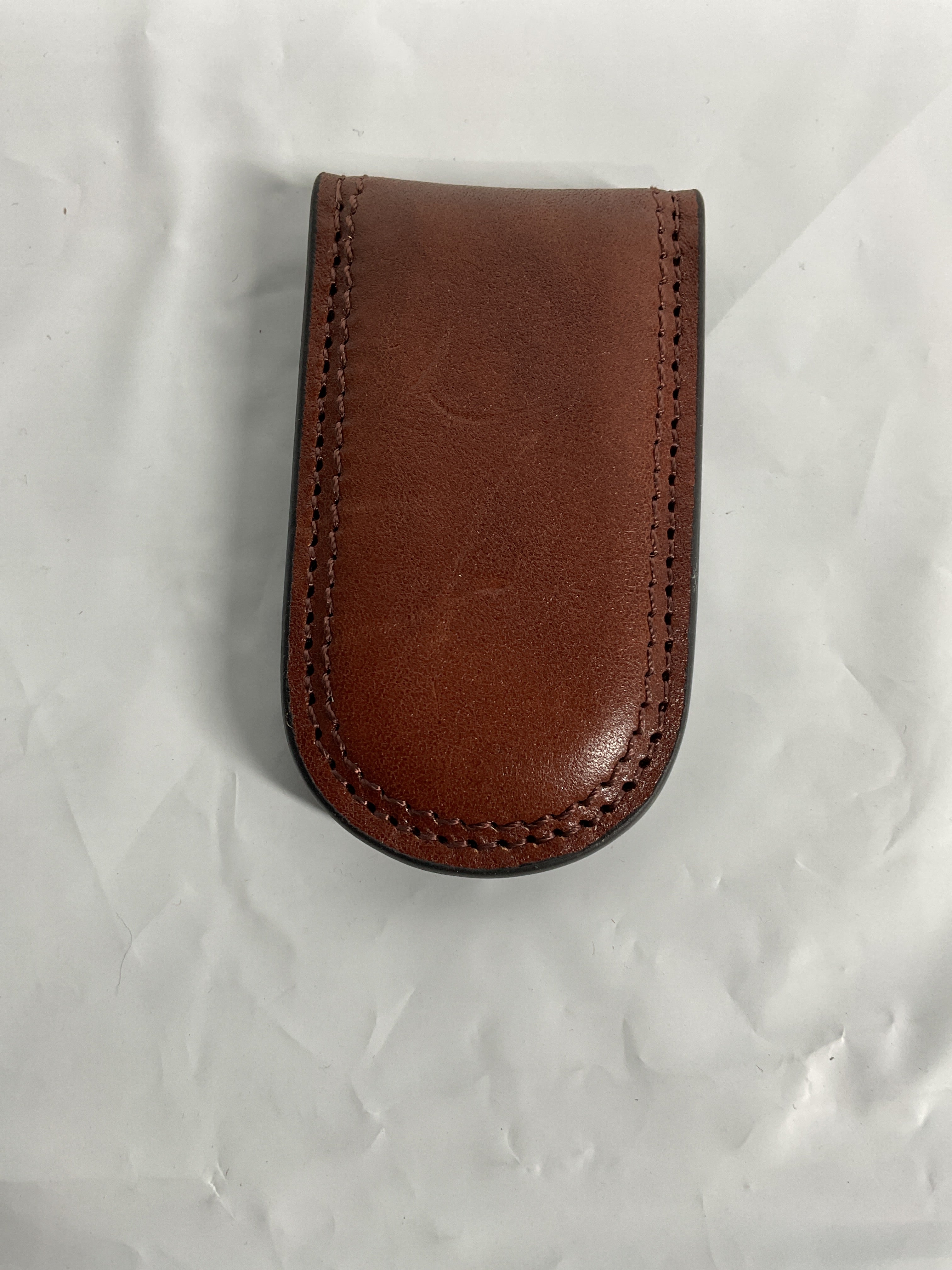 Bosca Dolce Leather Money Clip for Men ( Brown , One Size ) Brown One Size U1