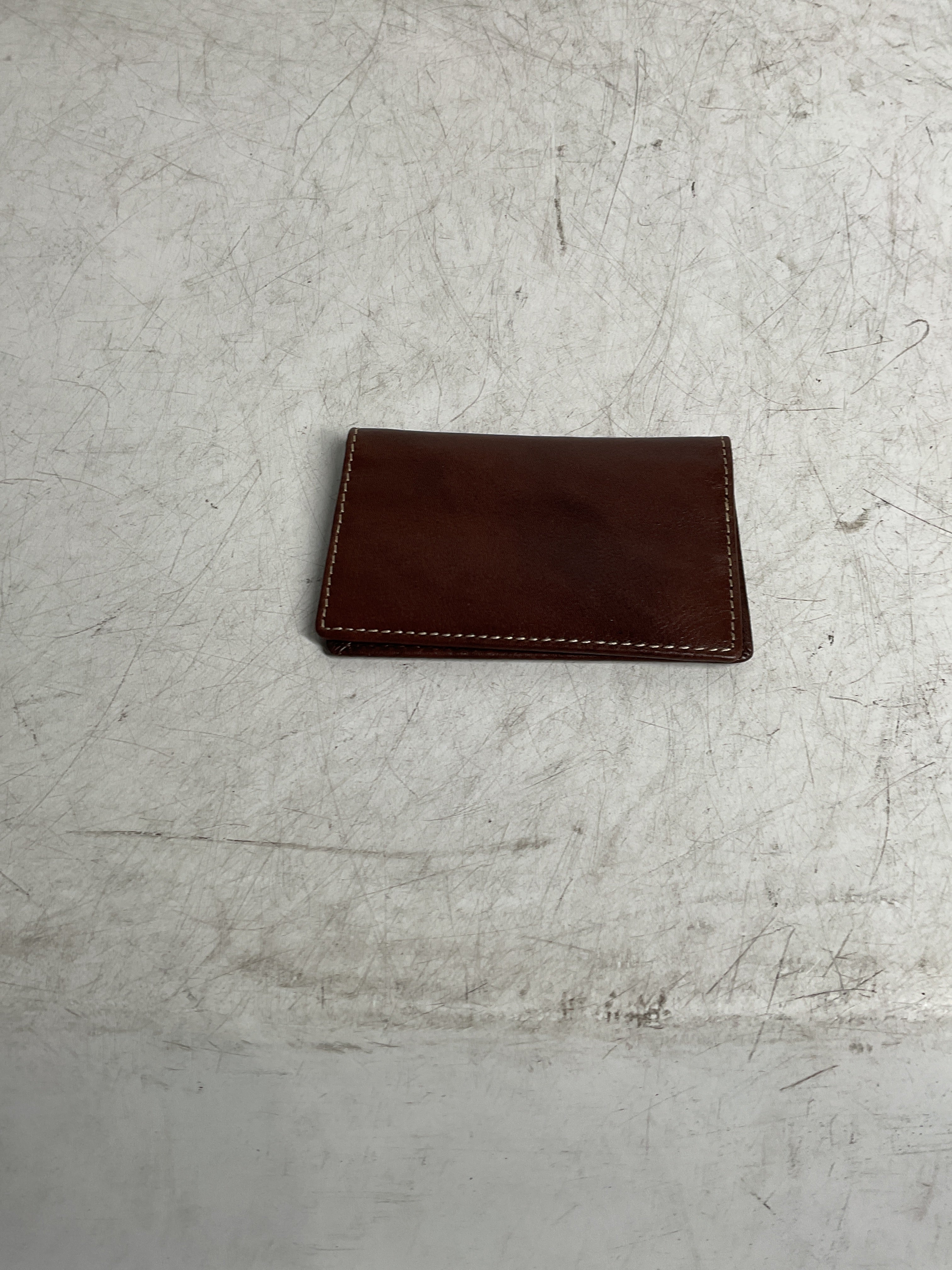 Bosca | Men’s 2 Pocket Card Case Wallet w/I.D. Window in Dolce Italian Leather ( Dark Brown , One Size ) Dark Brown One Size U2