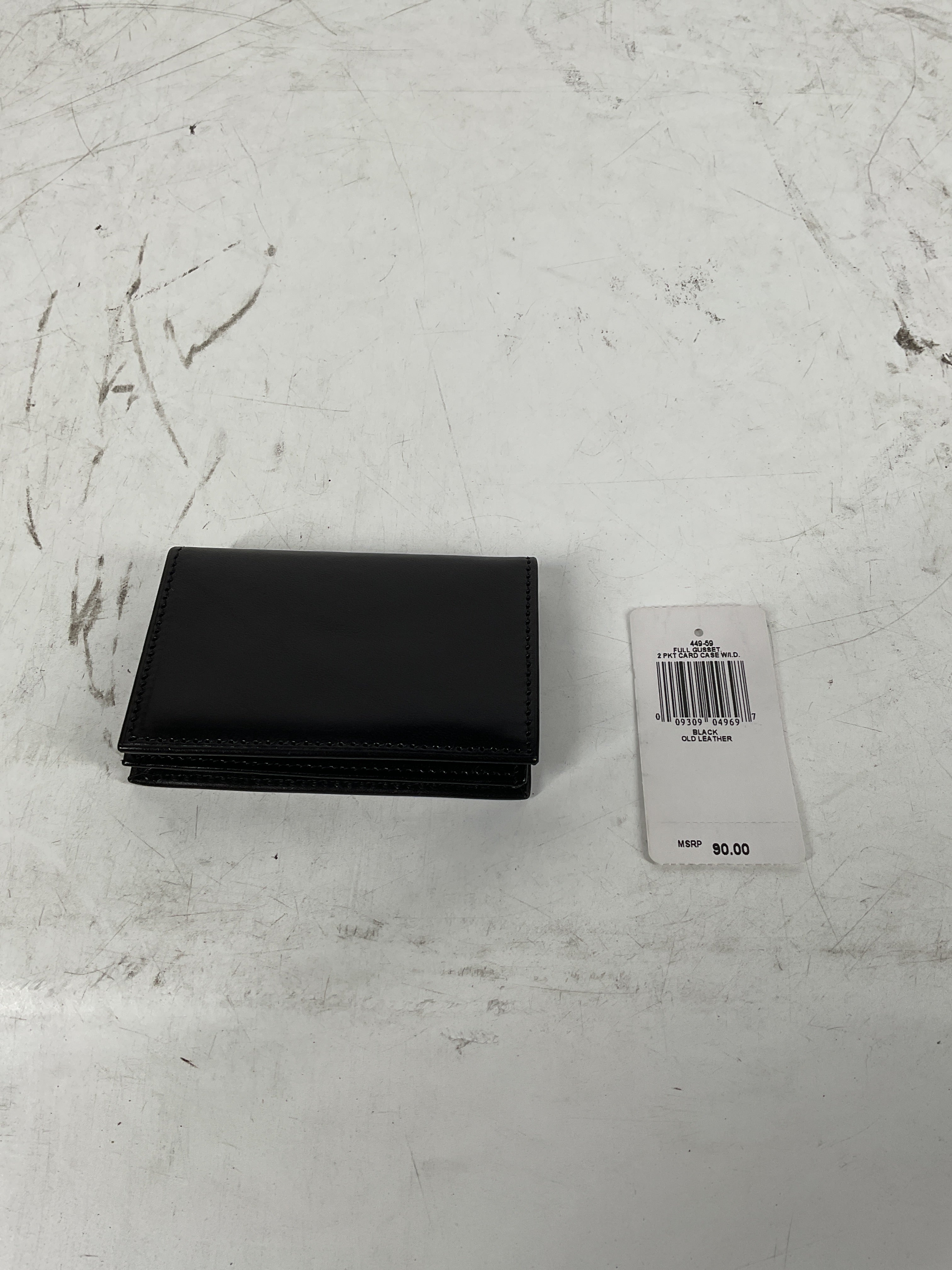 Bosca Men's Old Leather Collection - Gusseted Card Case Black One Size U2
