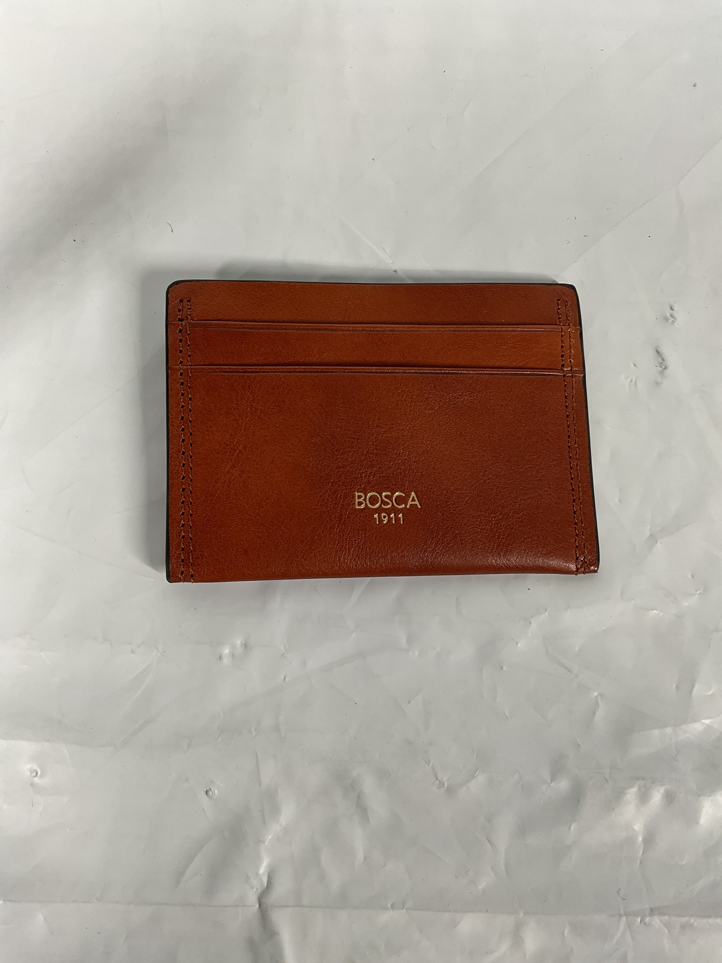 Bosca Mens Dolce Collection - Weekend Wallet ( Amber , One Size ) Amber One Size U3