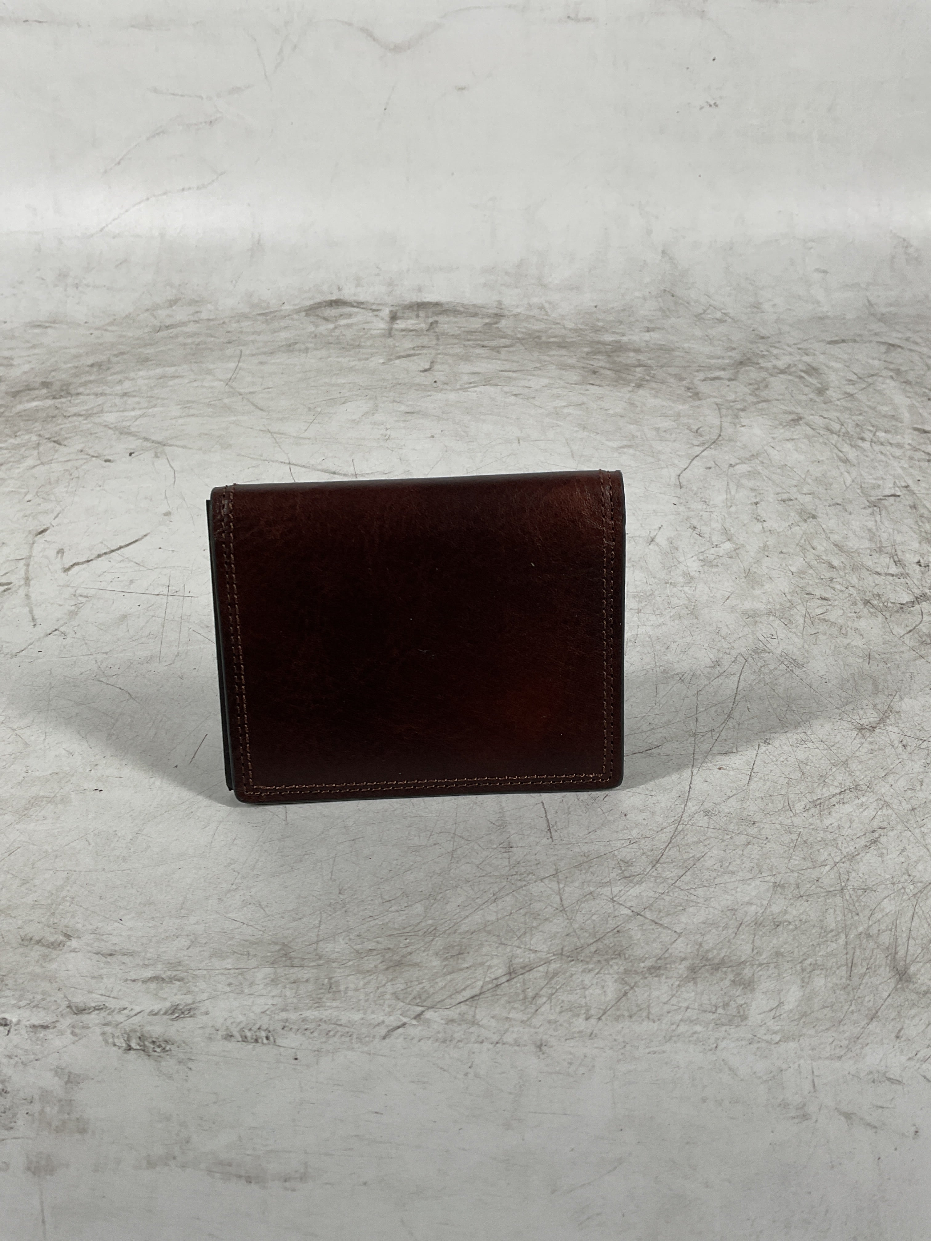 Bosca Men's Wallet, Dolce Leather Front Pocket Bifold Wallet with Magnetic Clip ( Dark Brown , One Size ) Dark Brown One Size U2