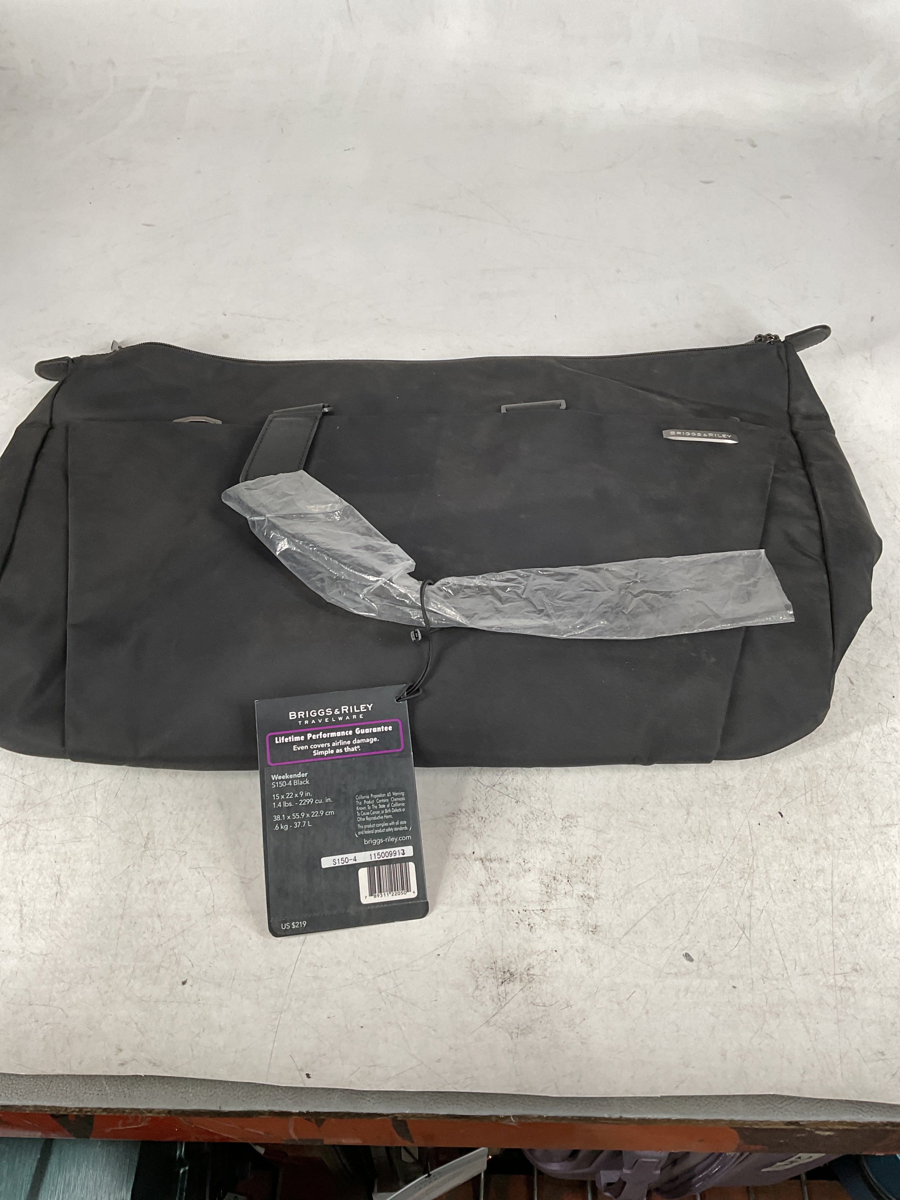 Briggs & Riley Sympatico Weekender Duffel Black One Size U2