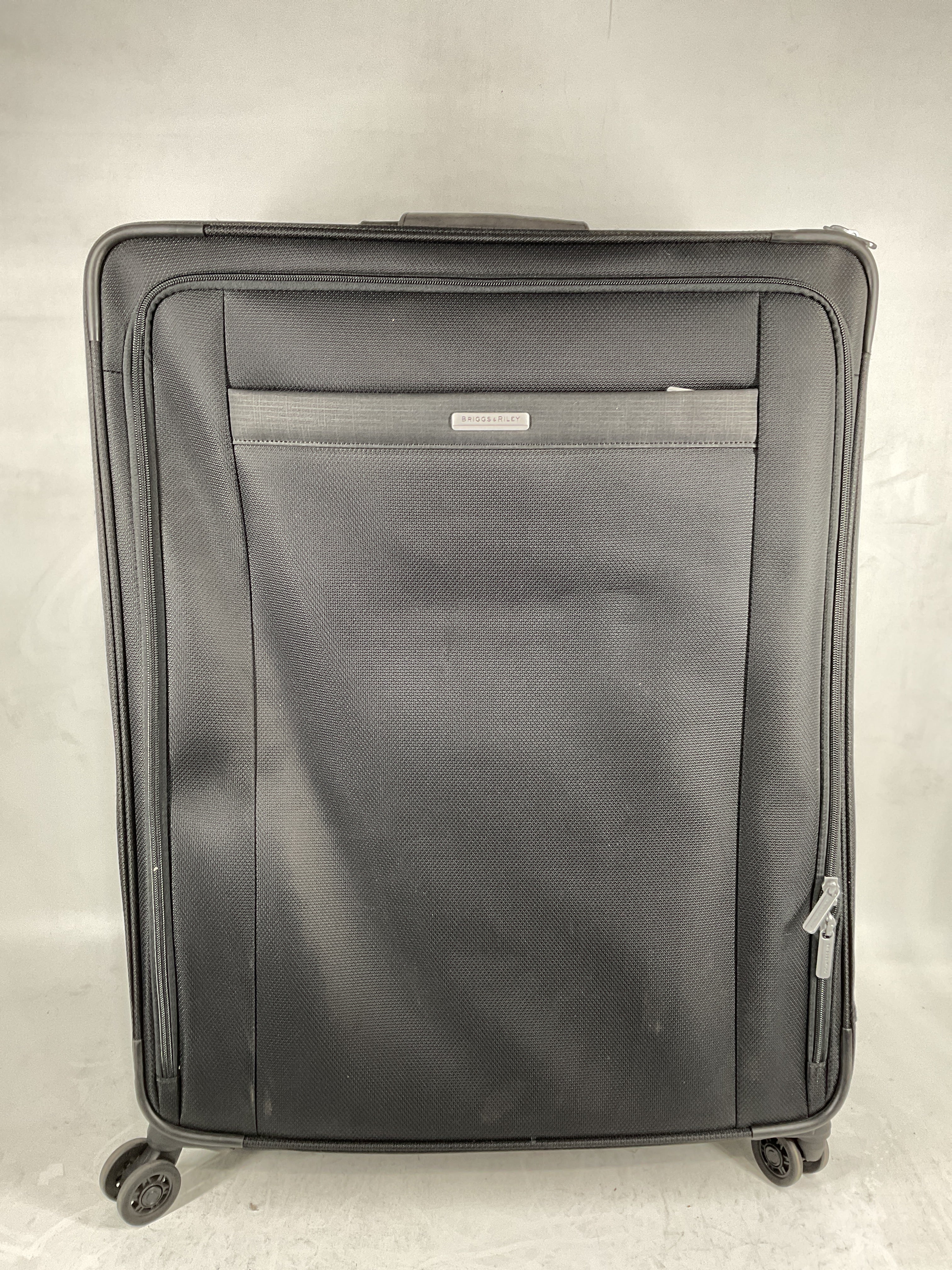 Briggs & Riley Transcend VX Medium Expandable Spinner Black Checked Large 29 Inch U1