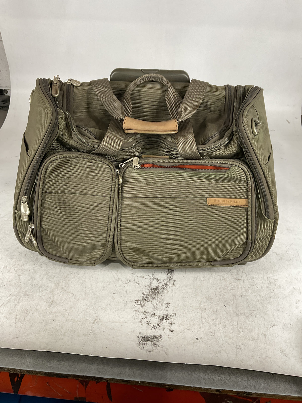 Briggs & Riley Green Wheeled Duffel U1