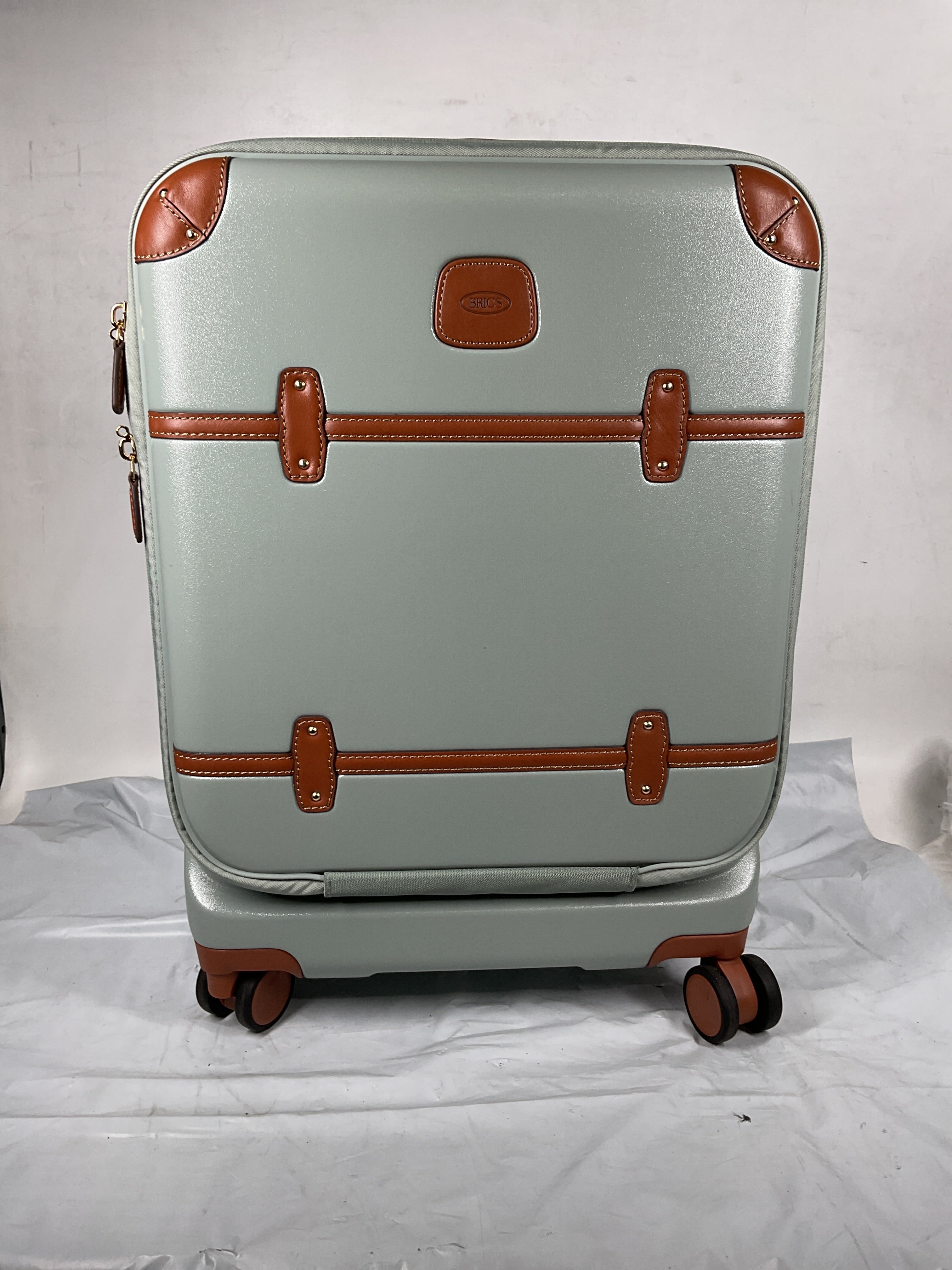 Bric's Bellagio 3.0 21" Carry-On Expandable Spinner w/Pocket ( Eucalyptus , 21-Inch w/ Pocket ) Eucalyptus 21 Inch W Pocket U1