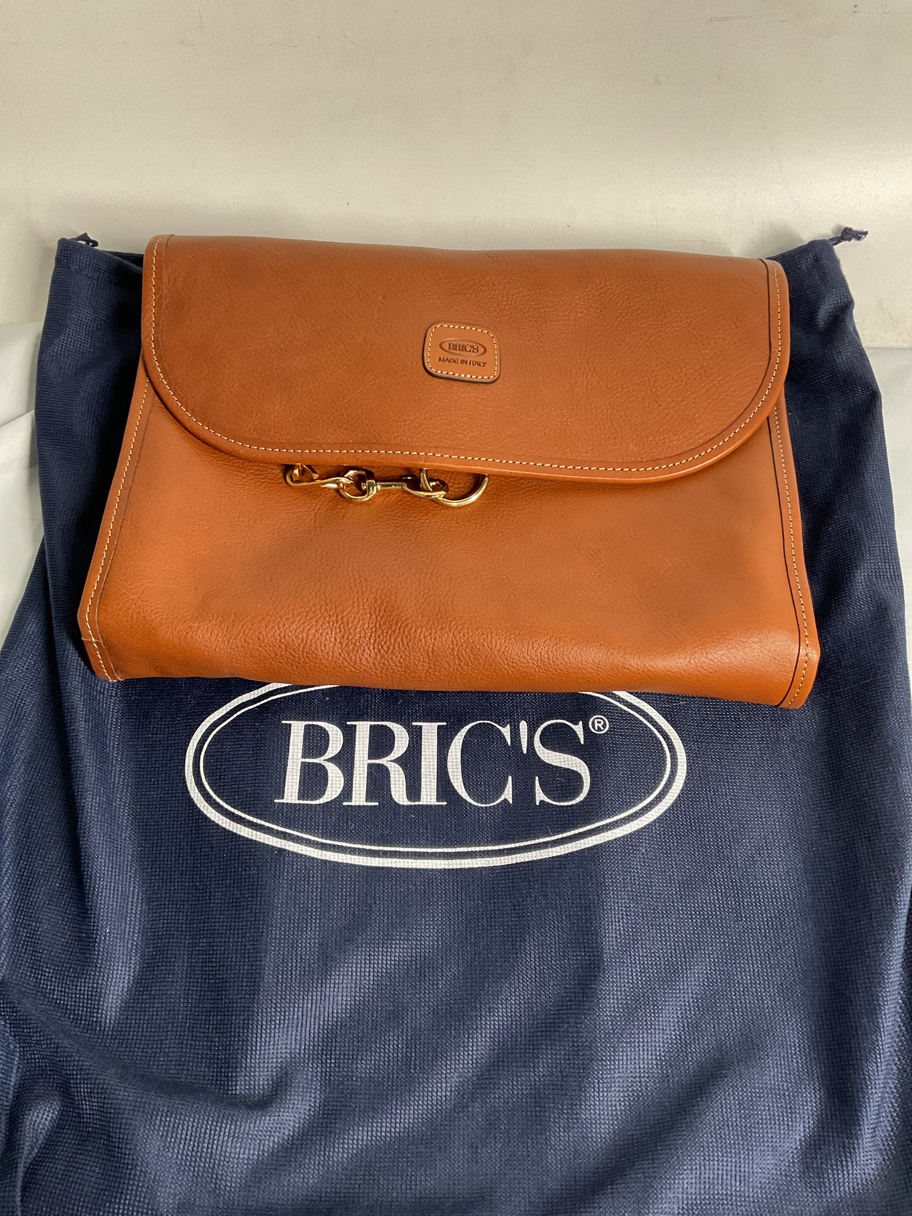 Bric's Life Pelle Tri-fold Traveler ( Cognac , One Size ) Cognac One Size U1