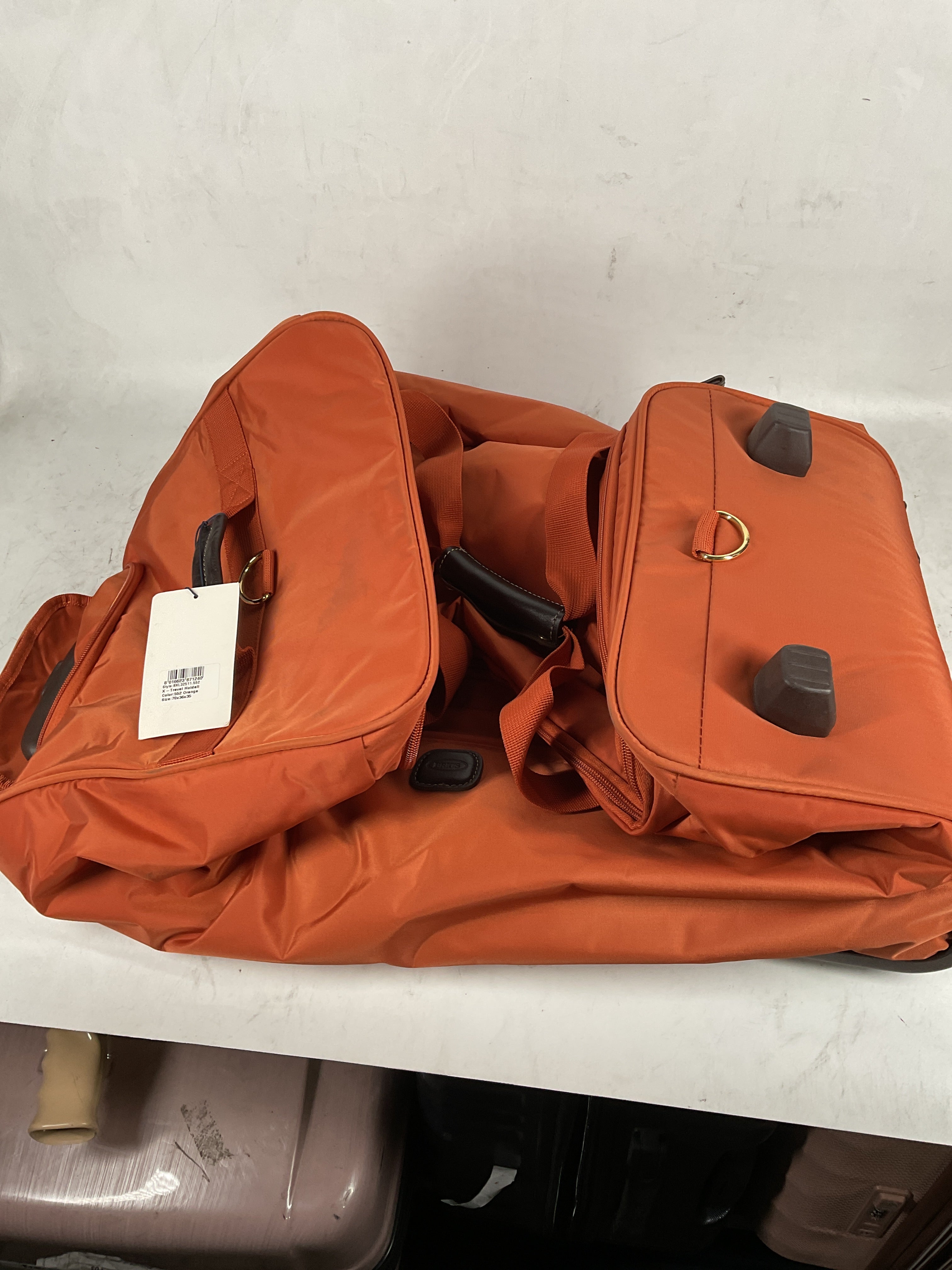 Bric's X-Bag 28-Inch Rolling Duffel ( Orange , One Size ) Orange One Size U1