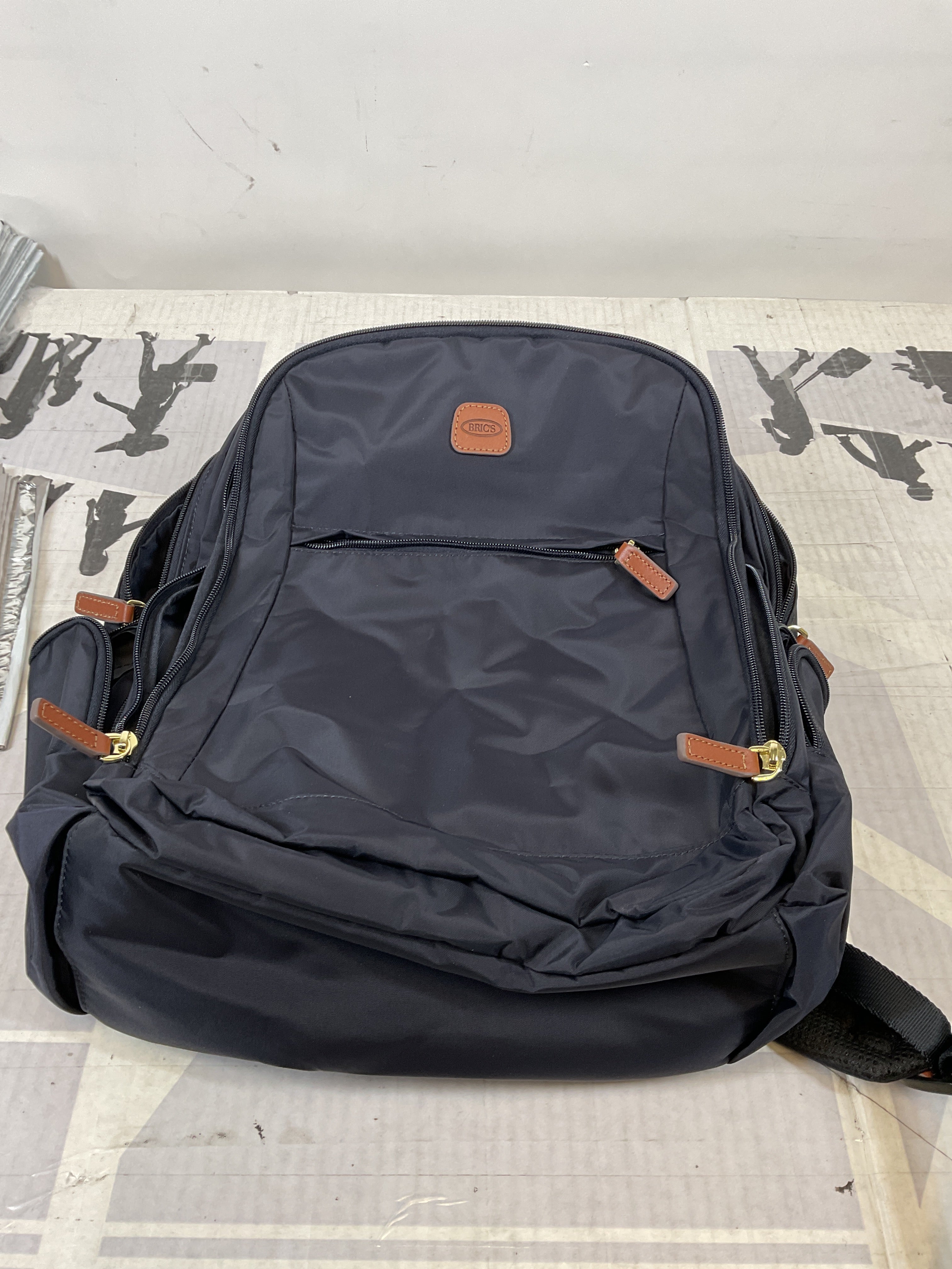 Bric's X-Travel Nomad Backpack - 16 Inch - Carry On Bag for Men and Women - Travel Accessory ( Navy , One Size ) Navy One Size U1