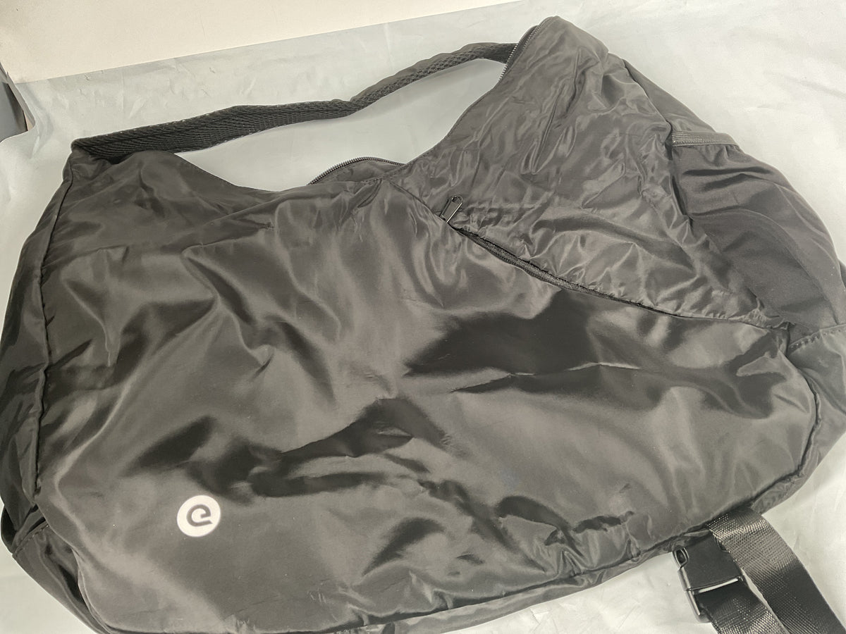 Ceneda Gym Bag for Women Duffel for travel , yoga, Overnight Black U1