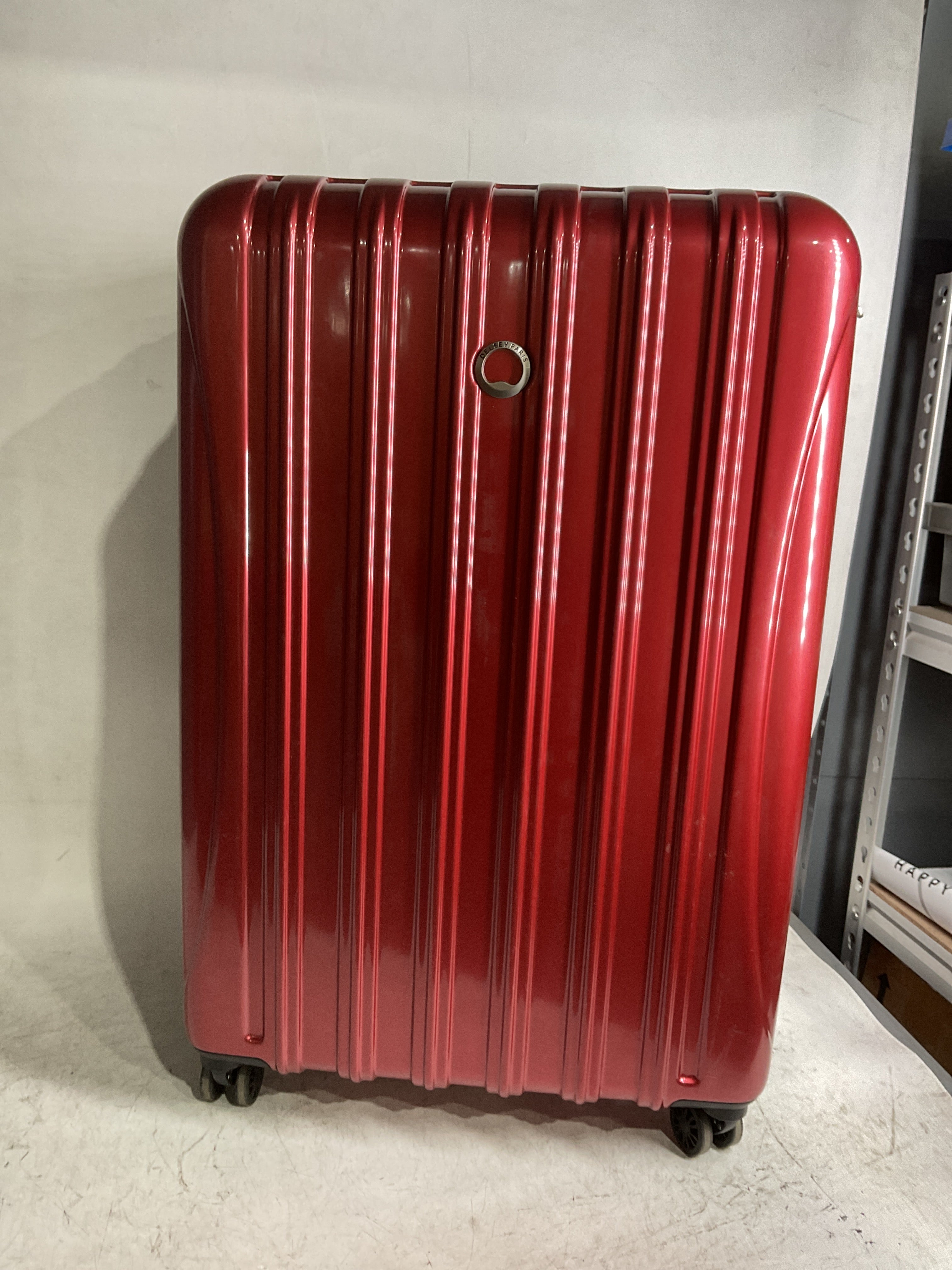 DELSEY Paris Helium Aero Hardside Expandable Luggage with Spinner Wheels ( Brick Red , 3-Piece Set (19/24/28) ) Brick Red 3 Piece Set 19 24 28 U1