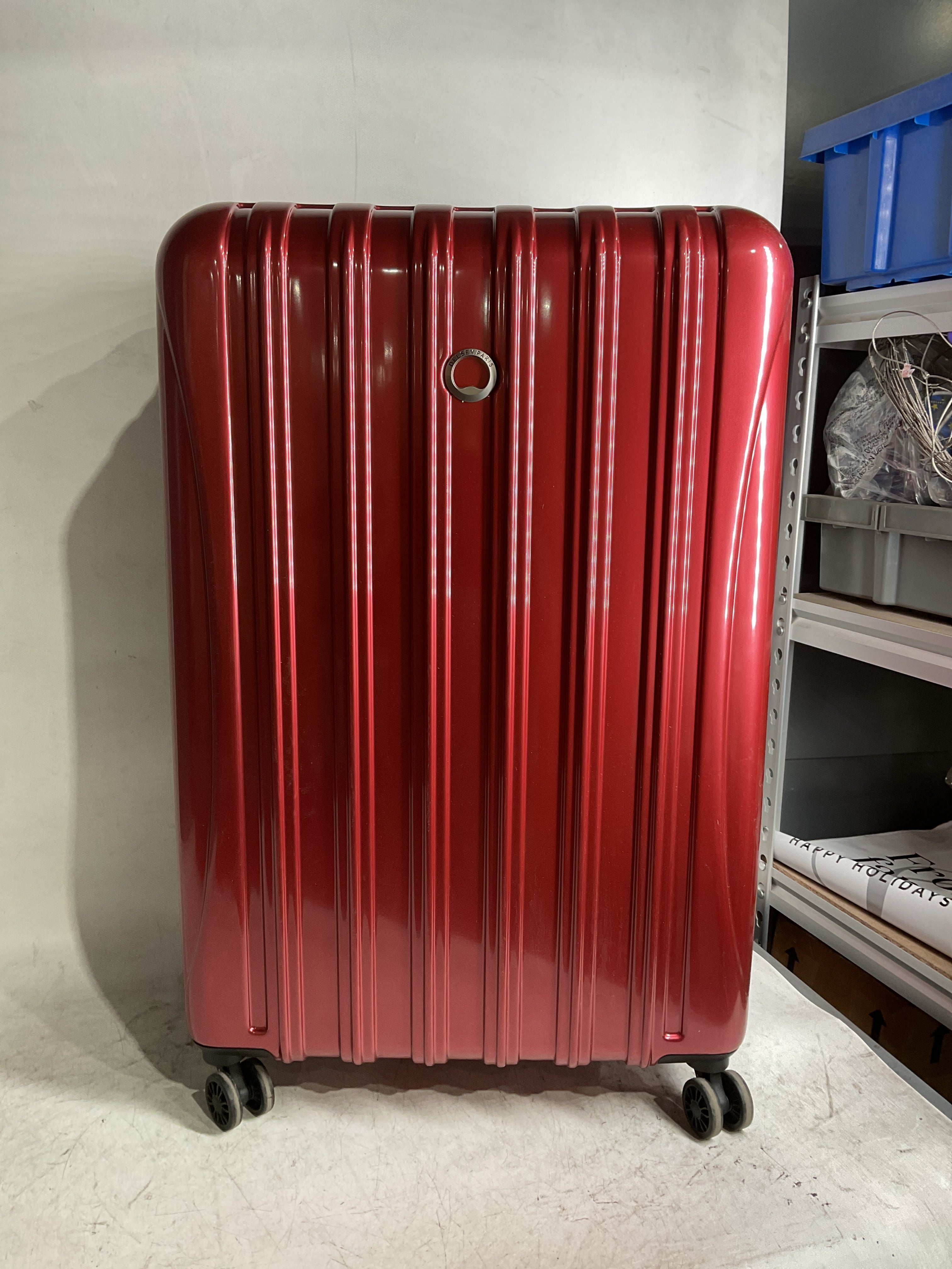 DELSEY Paris Helium Aero Hardside Expandable Luggage with Spinner Wheels ( Brick Red , 3-Piece Set (19/24/28) ) Brick Red 3 Piece Set 19 24 28 U2