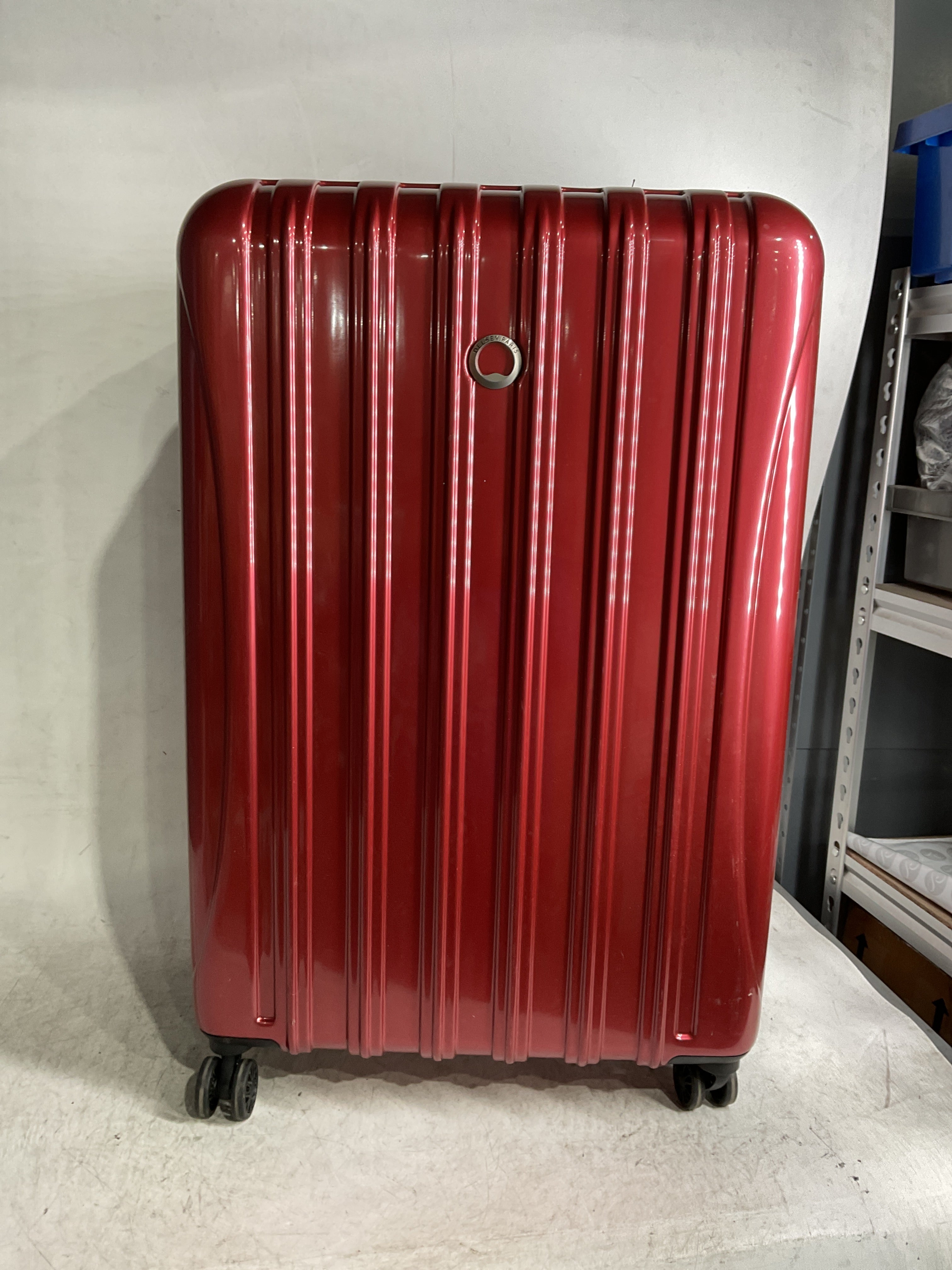 DELSEY Paris Helium Aero Hardside Expandable Luggage with Spinner Wheels ( Brick Red , 3-Piece Set (19/24/28) ) Brick Red 3 Piece Set 19 24 28 U3