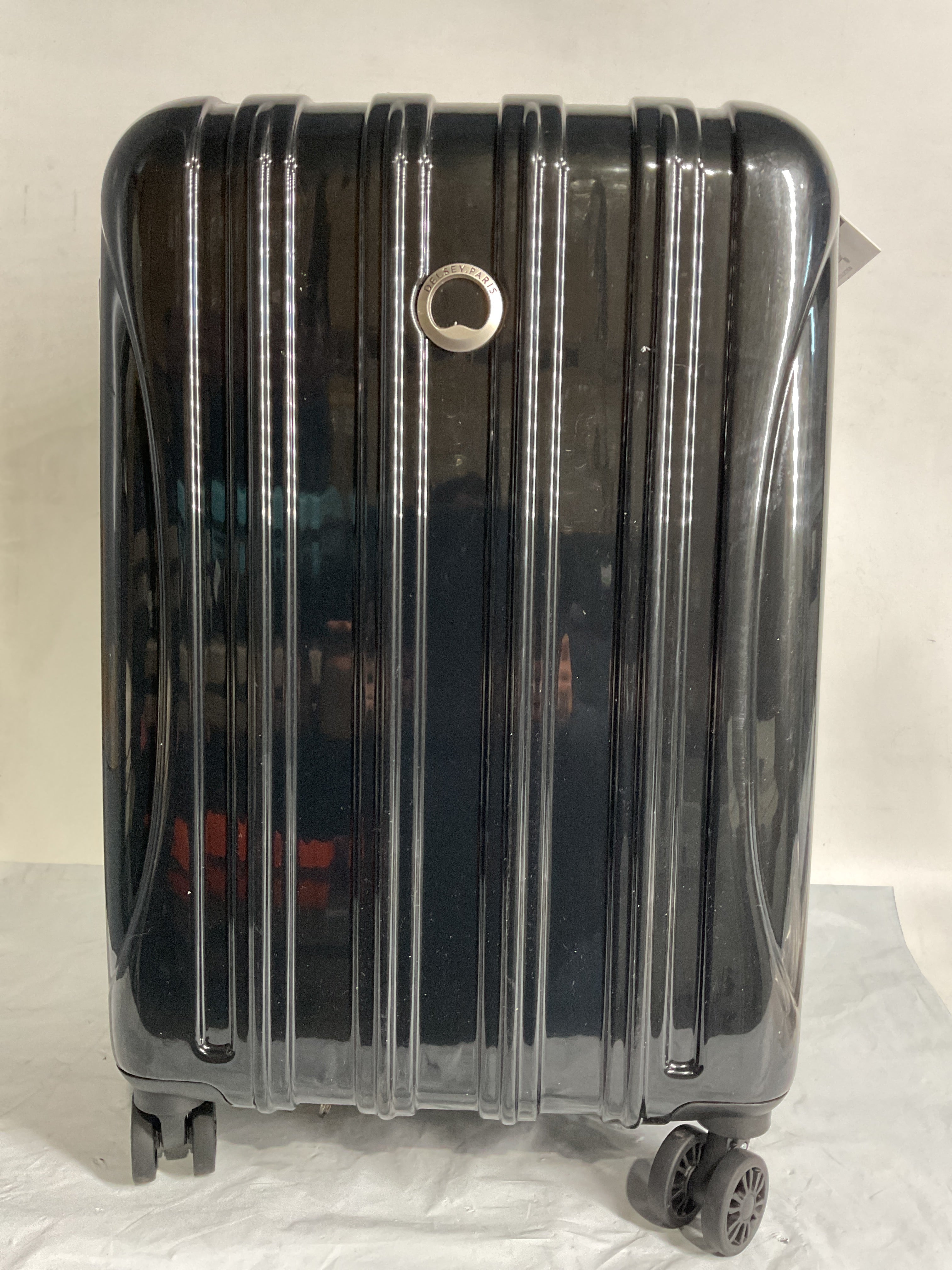 Delsey Luggage Helium Aero Carry-On Spinner Trolley ( Black , 21-Inch ) Black 21 Inch U2