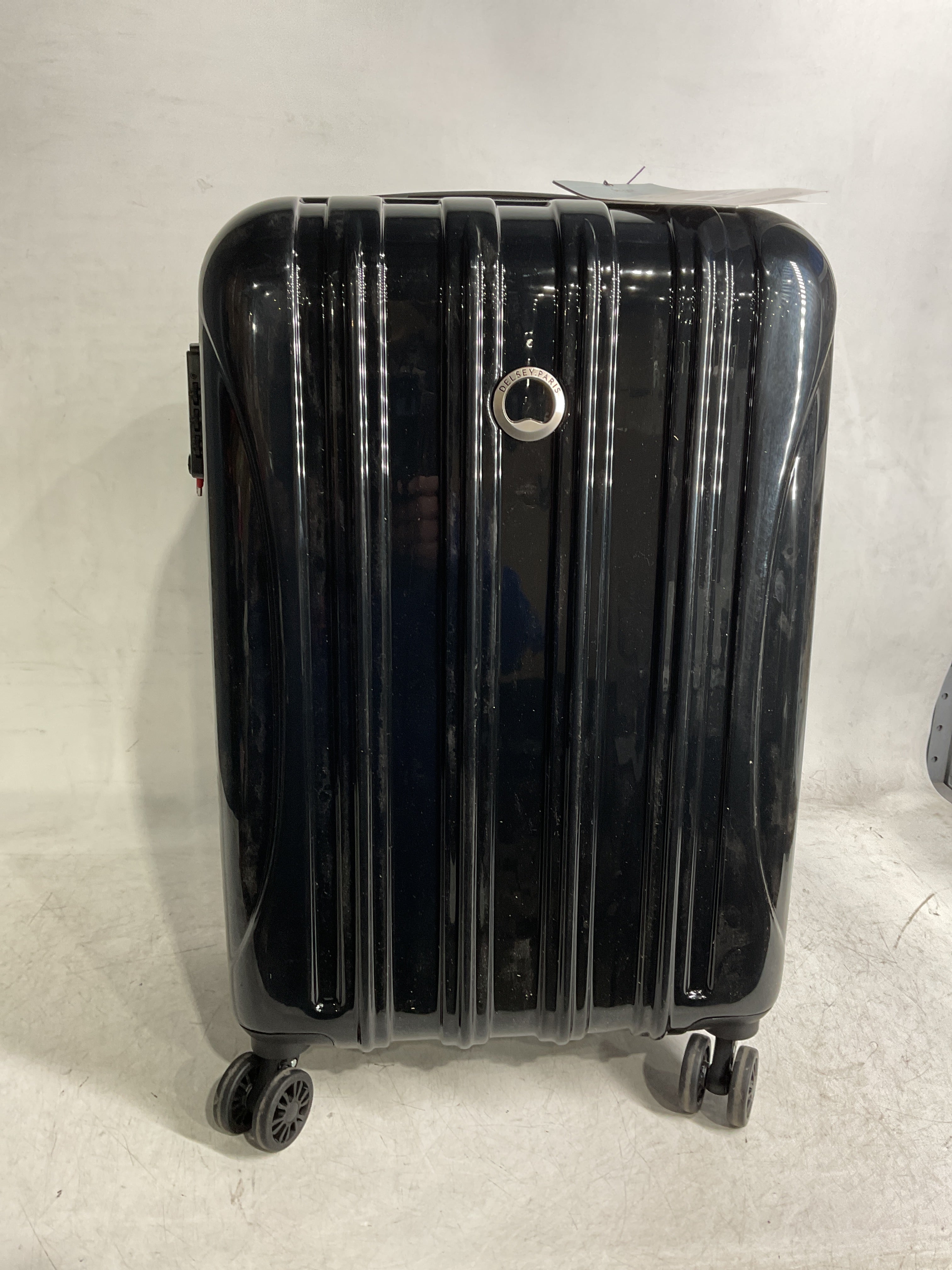 DELSEY Paris Helium Aero Hardside Expandable Luggage with Spinner Wheels ( Black , Carry-On 21 Inch ) Black Carry On 21 Inch U15